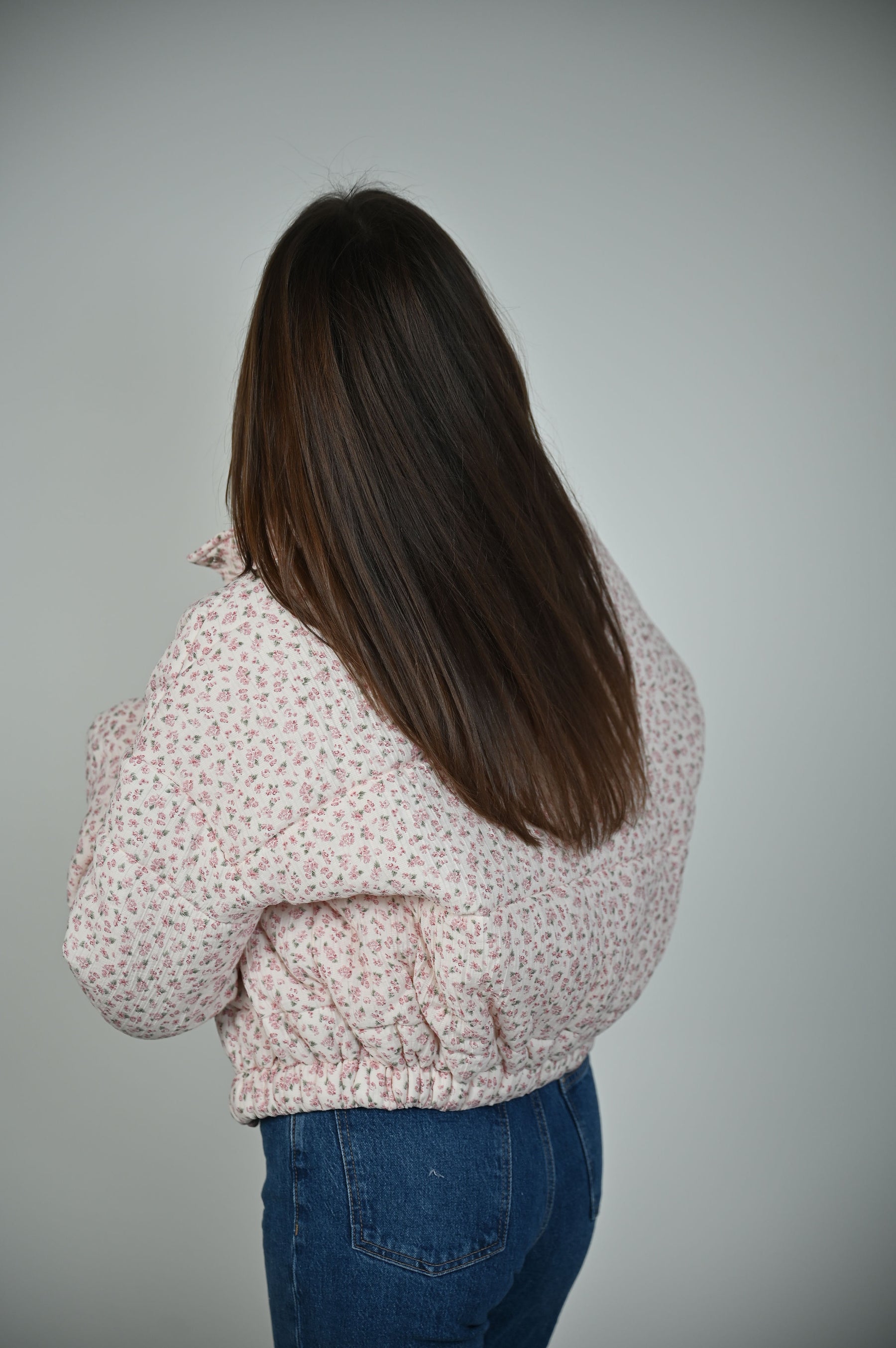 Pink Printed Jacket