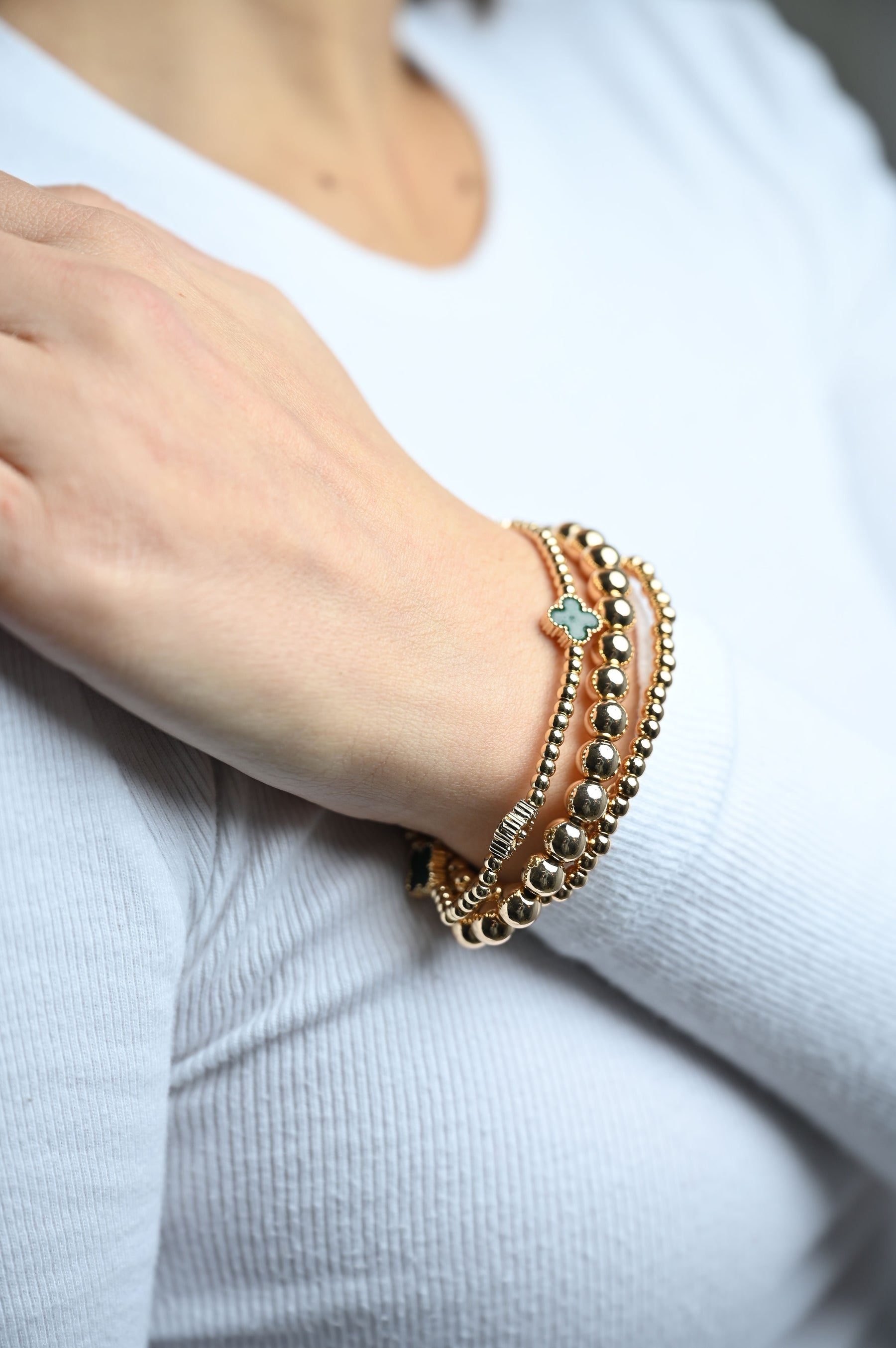 Set of 3 Bracelet- Green