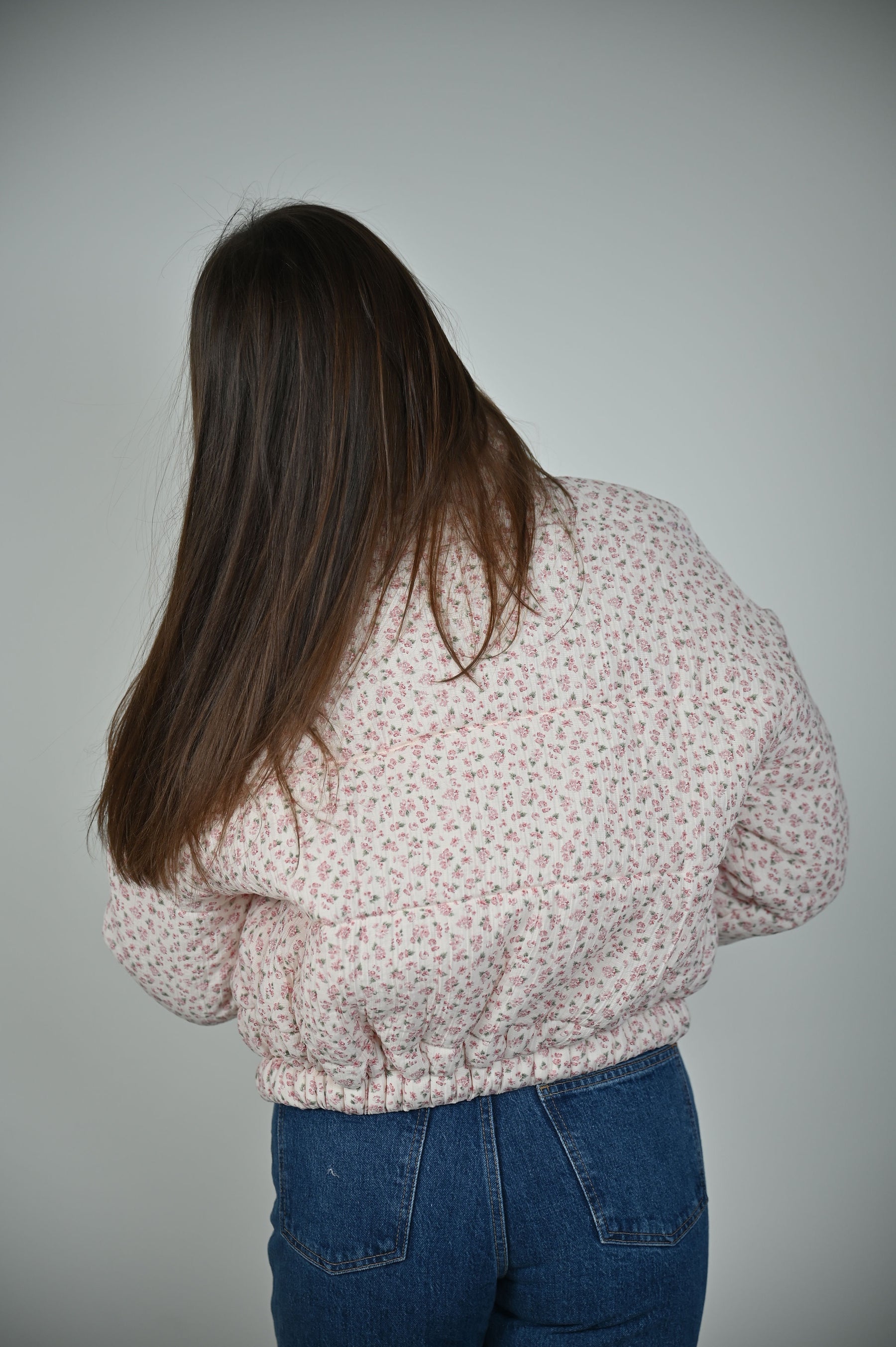 Pink Printed Jacket