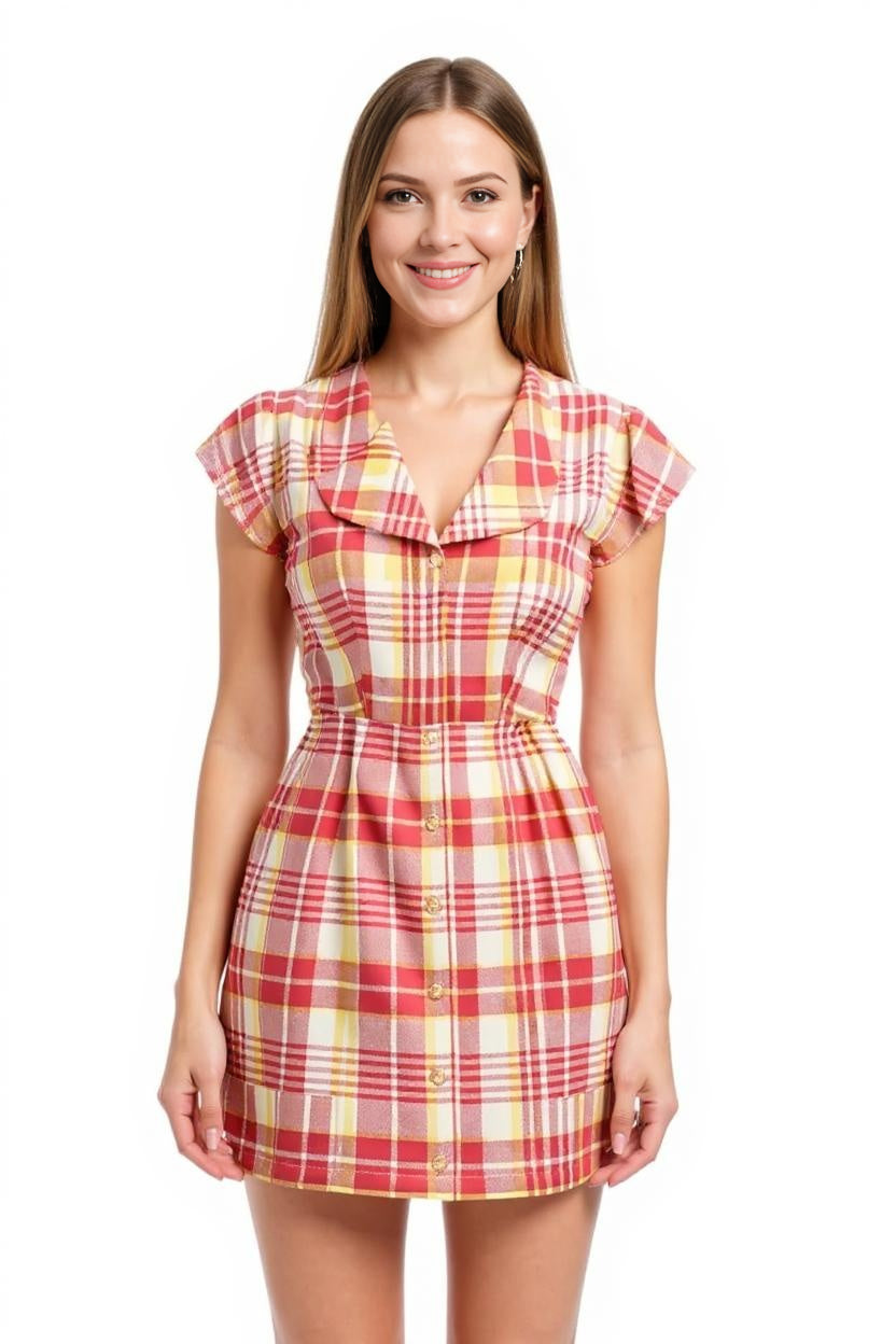 Preppy Plaid Dress