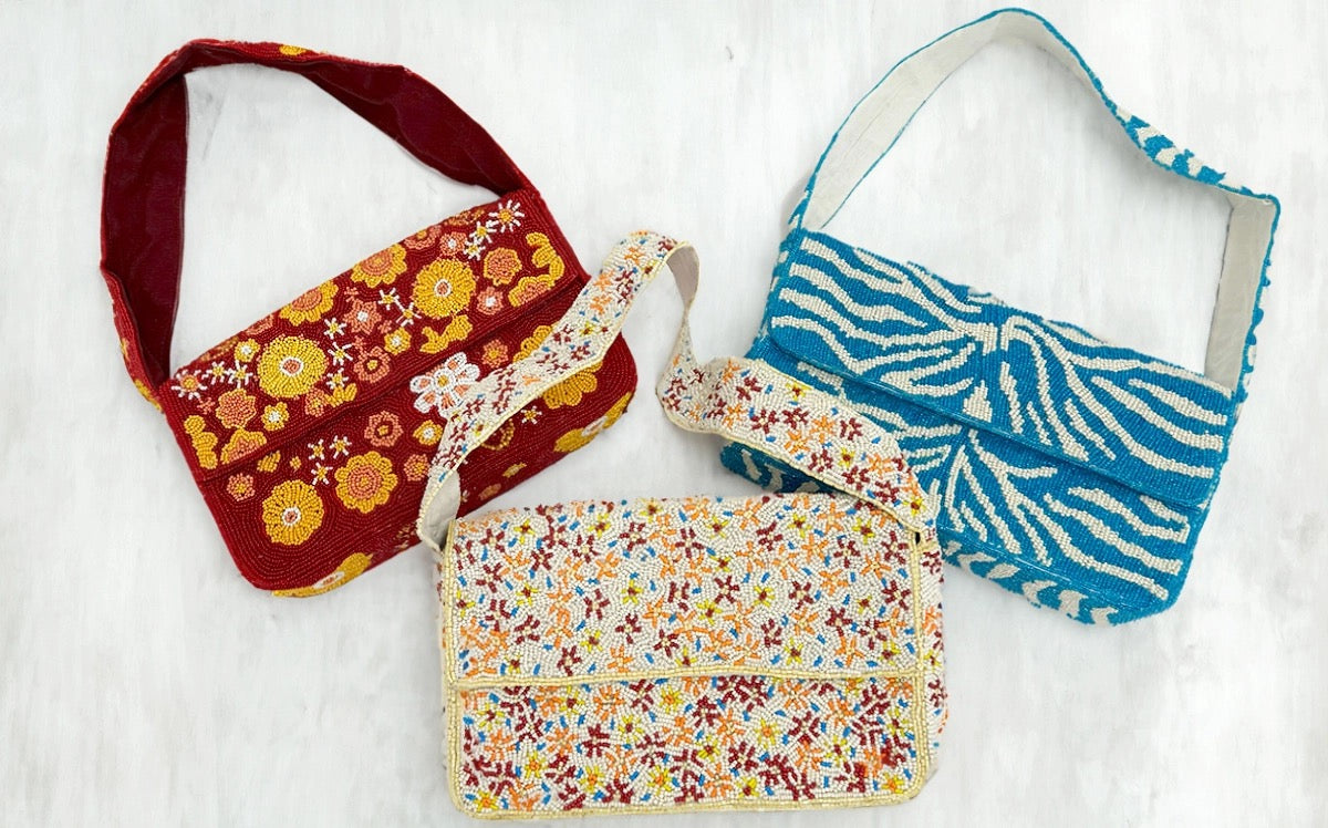 Tana Beaded Shoulder Bag