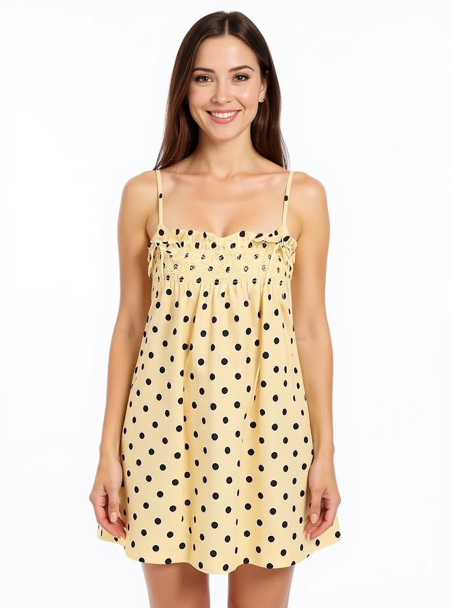 Butter Polka Dot Dress