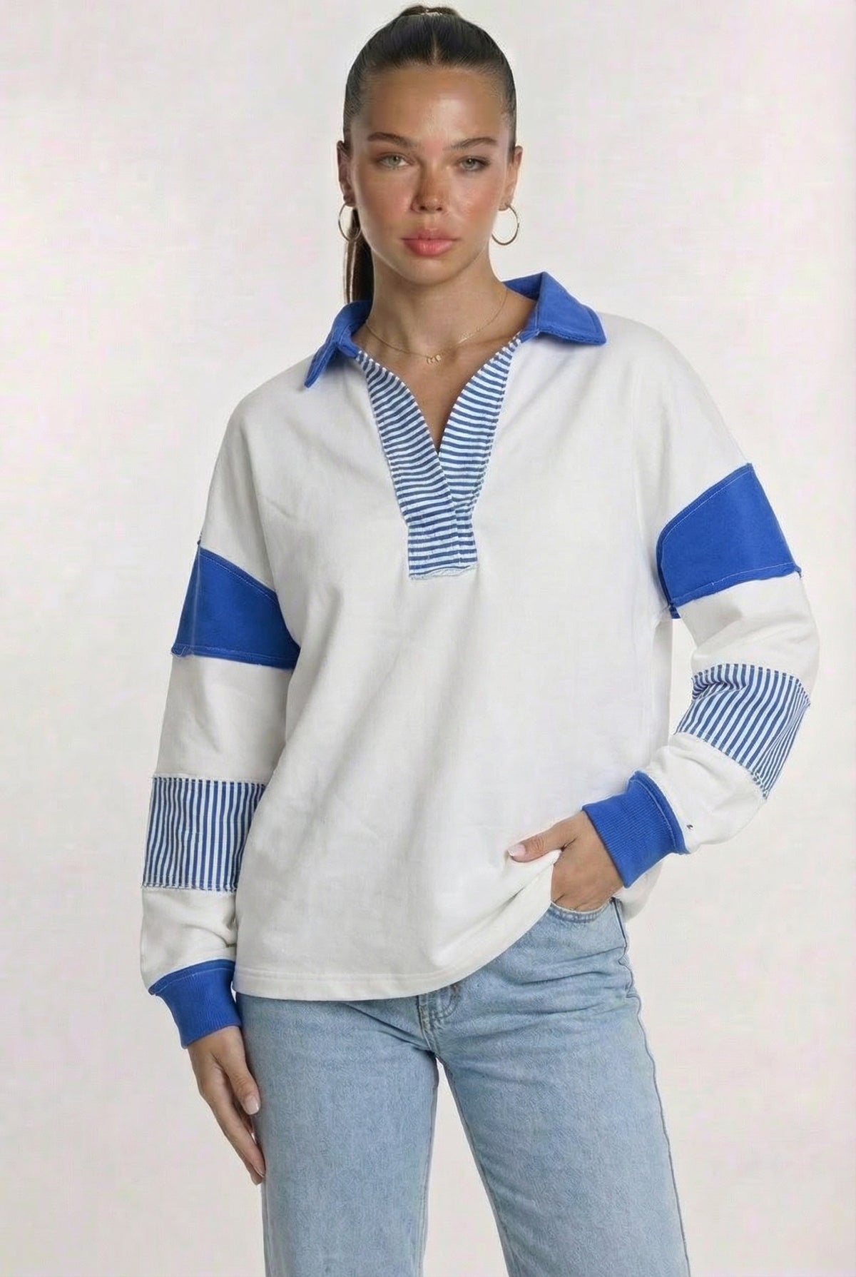 Vogue Sweater- Blue
