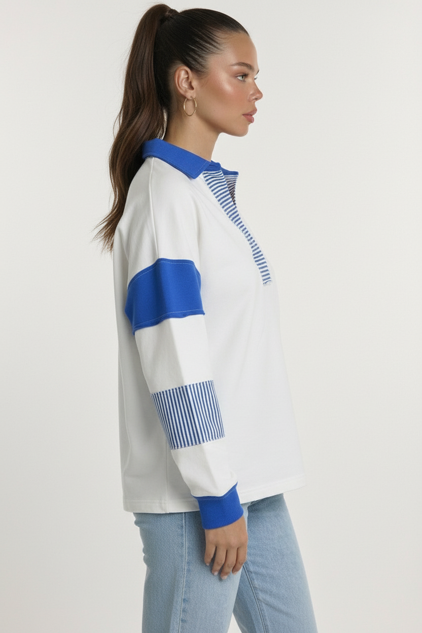 Vogue Sweater- Blue