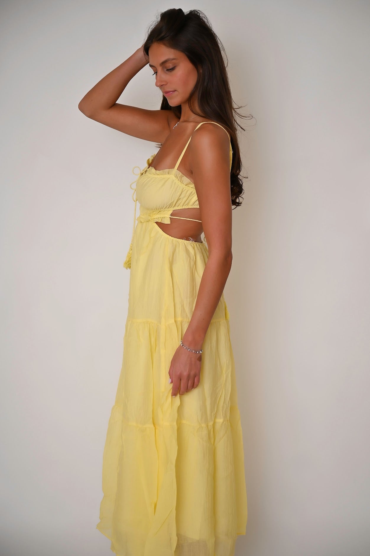 Monaco Maxi Dress Yellow