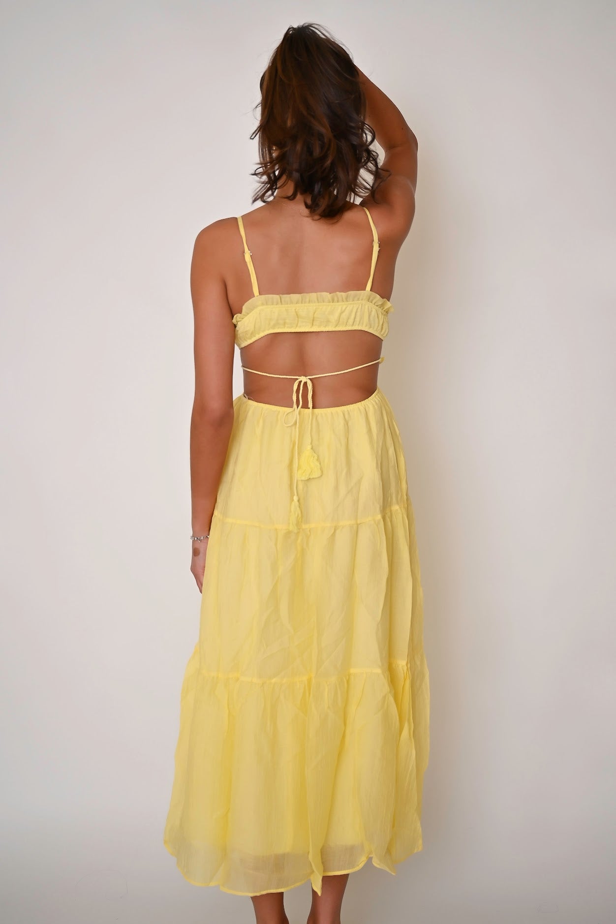 Monaco Maxi Dress Yellow