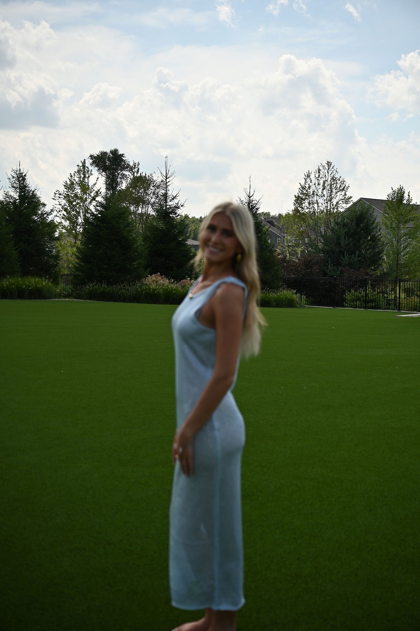 Blue Baddie Dress