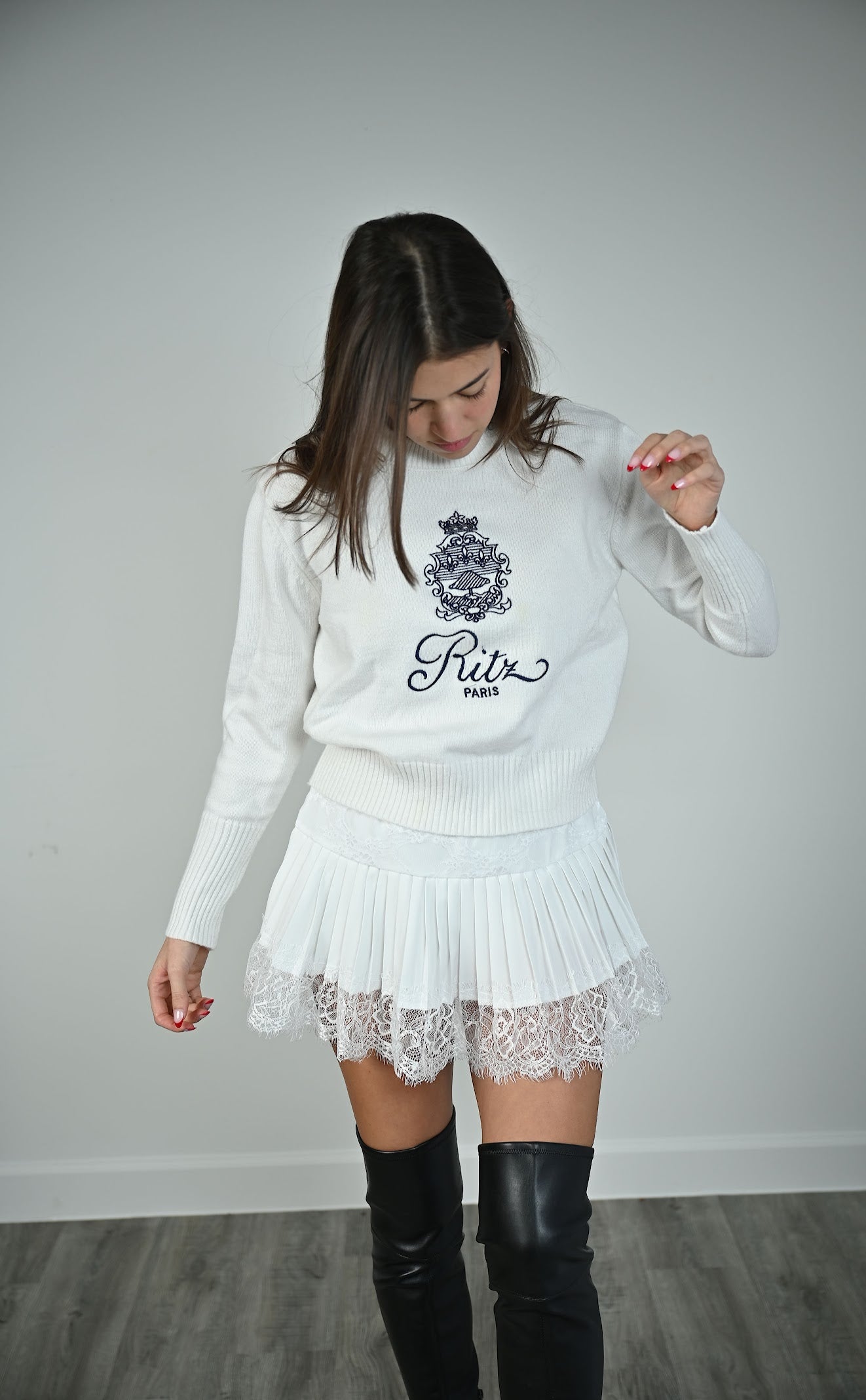 Ritz Skirt- White