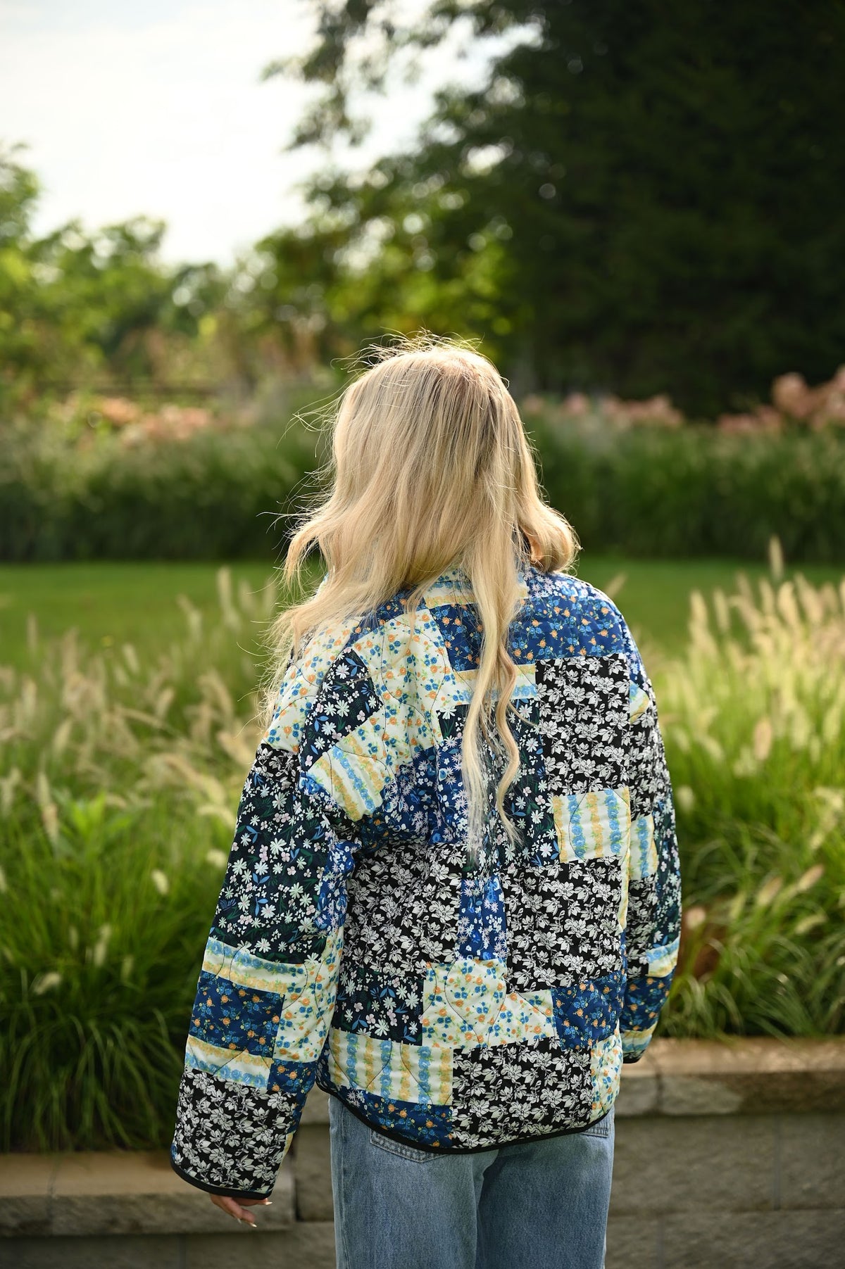 Venice Quilted Jacket - side angle