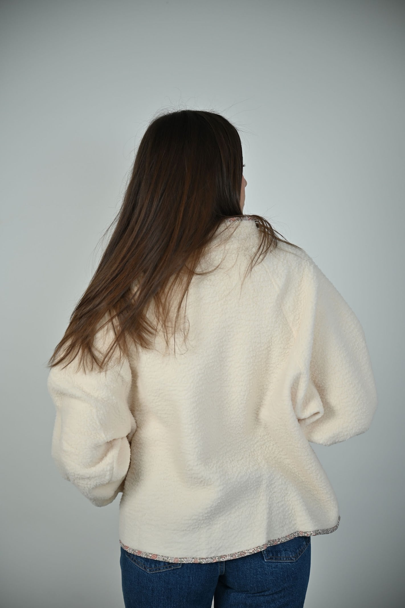 Goals Sherpa Jacket- Ivory