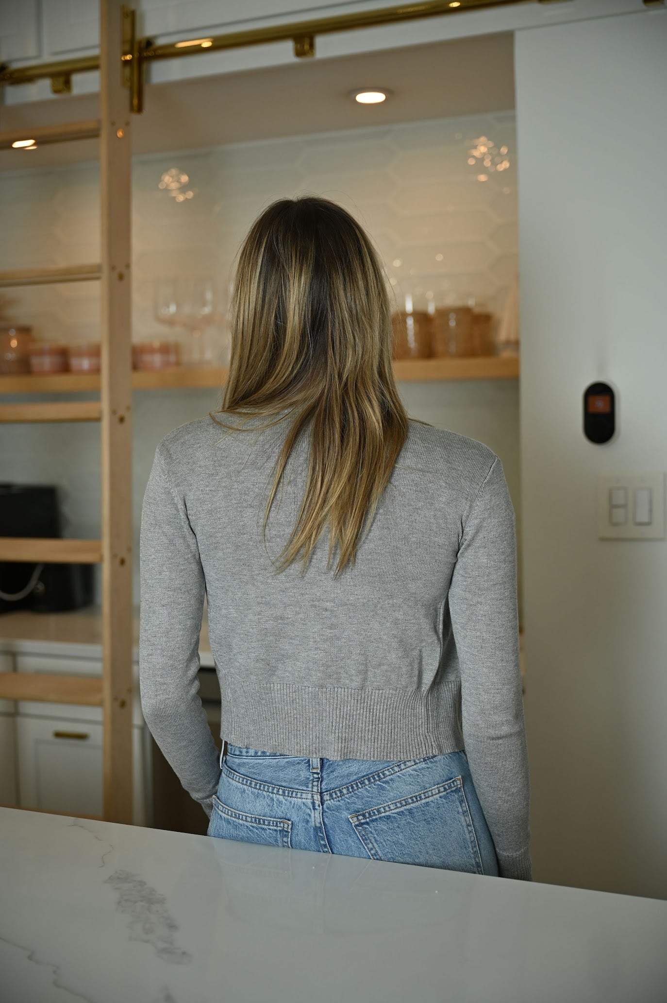 Icon Cardigan - Gray