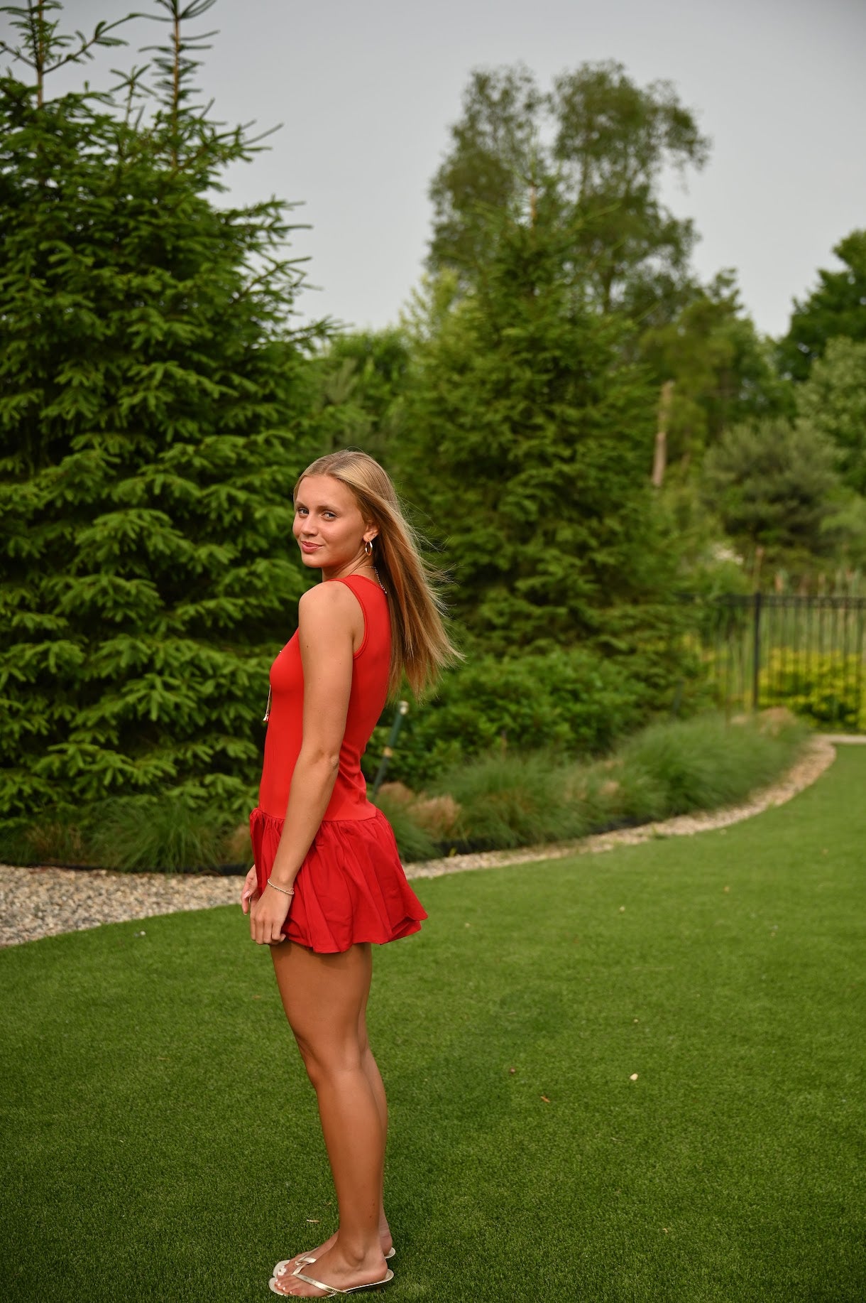 Naples Dress- Red