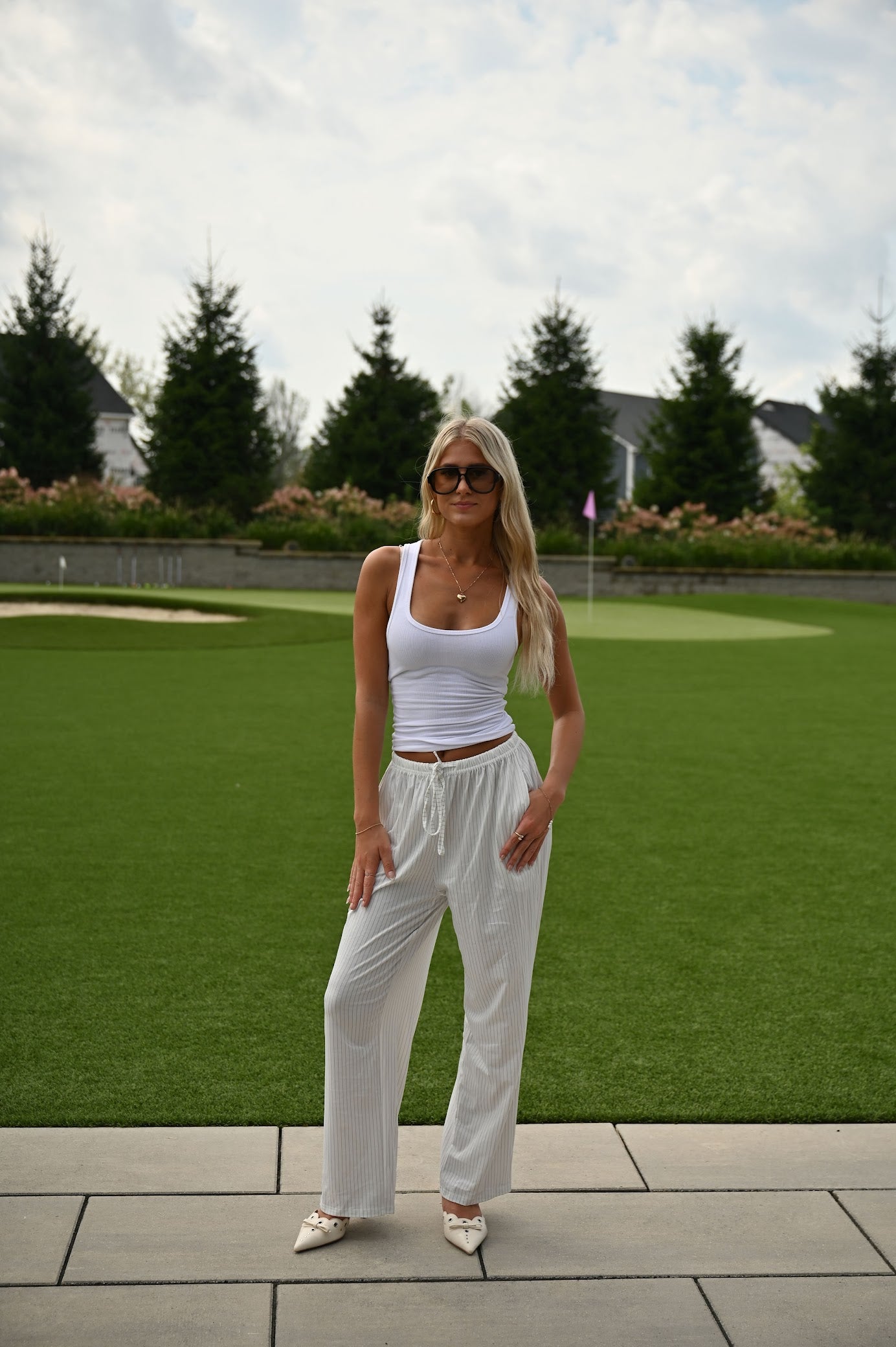 Linen Pants- Stripe