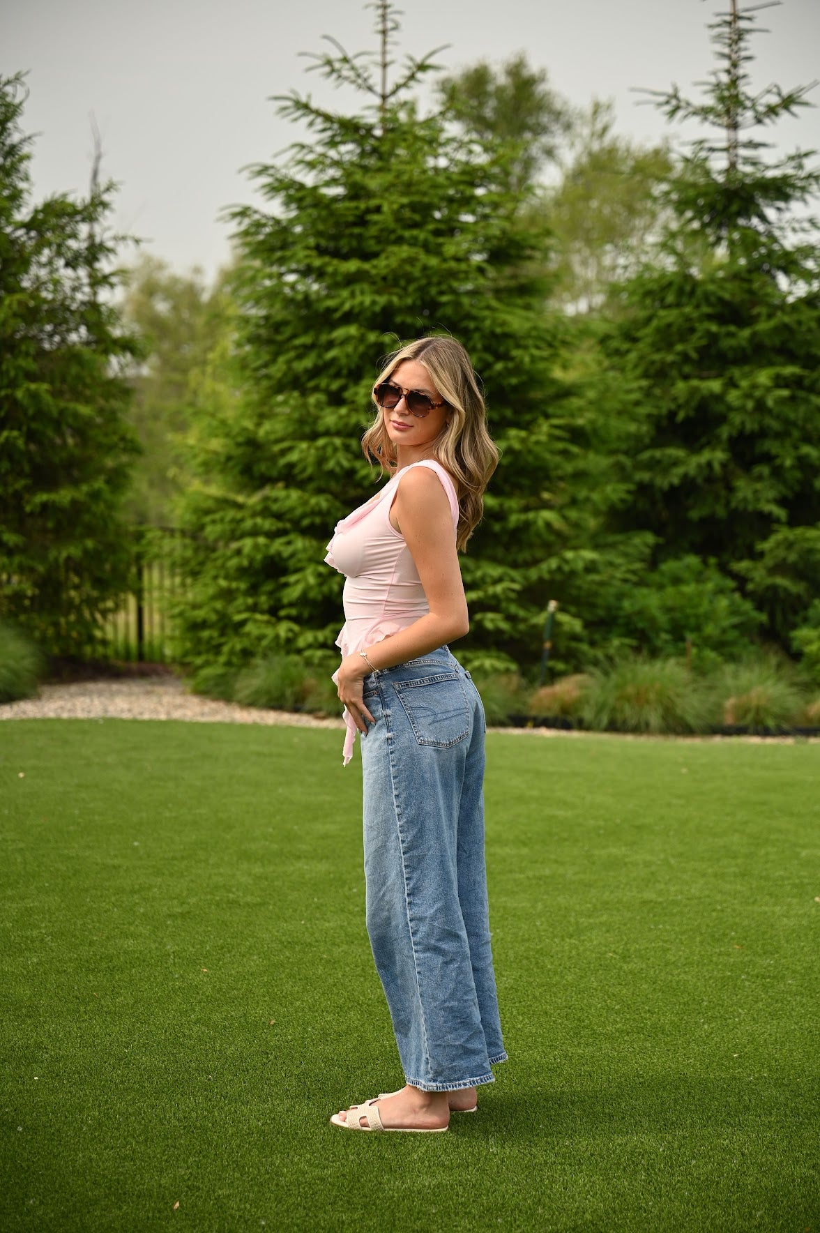 Girly Vibes Top- Pink