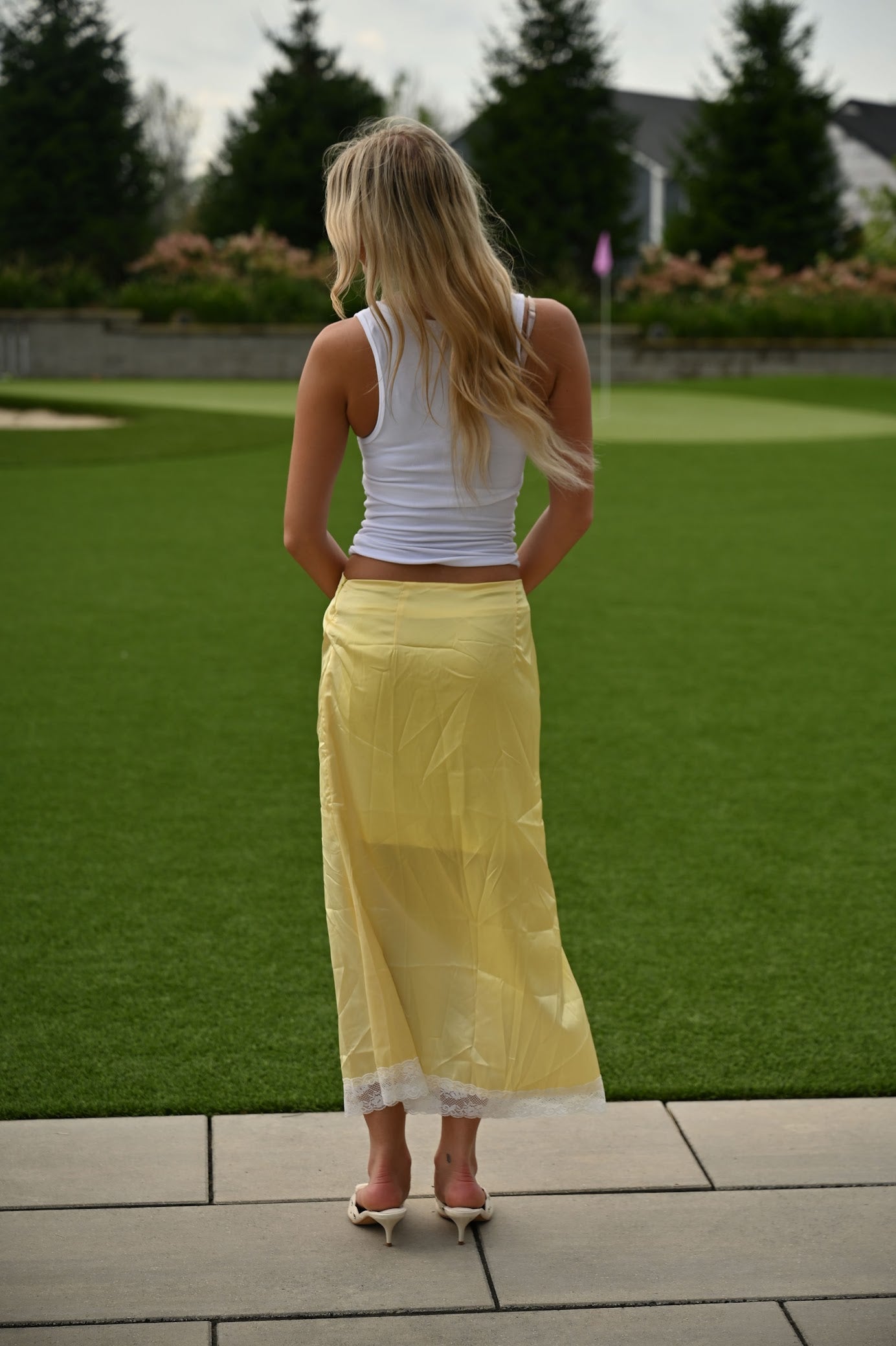 Yellow Maxi Skirt