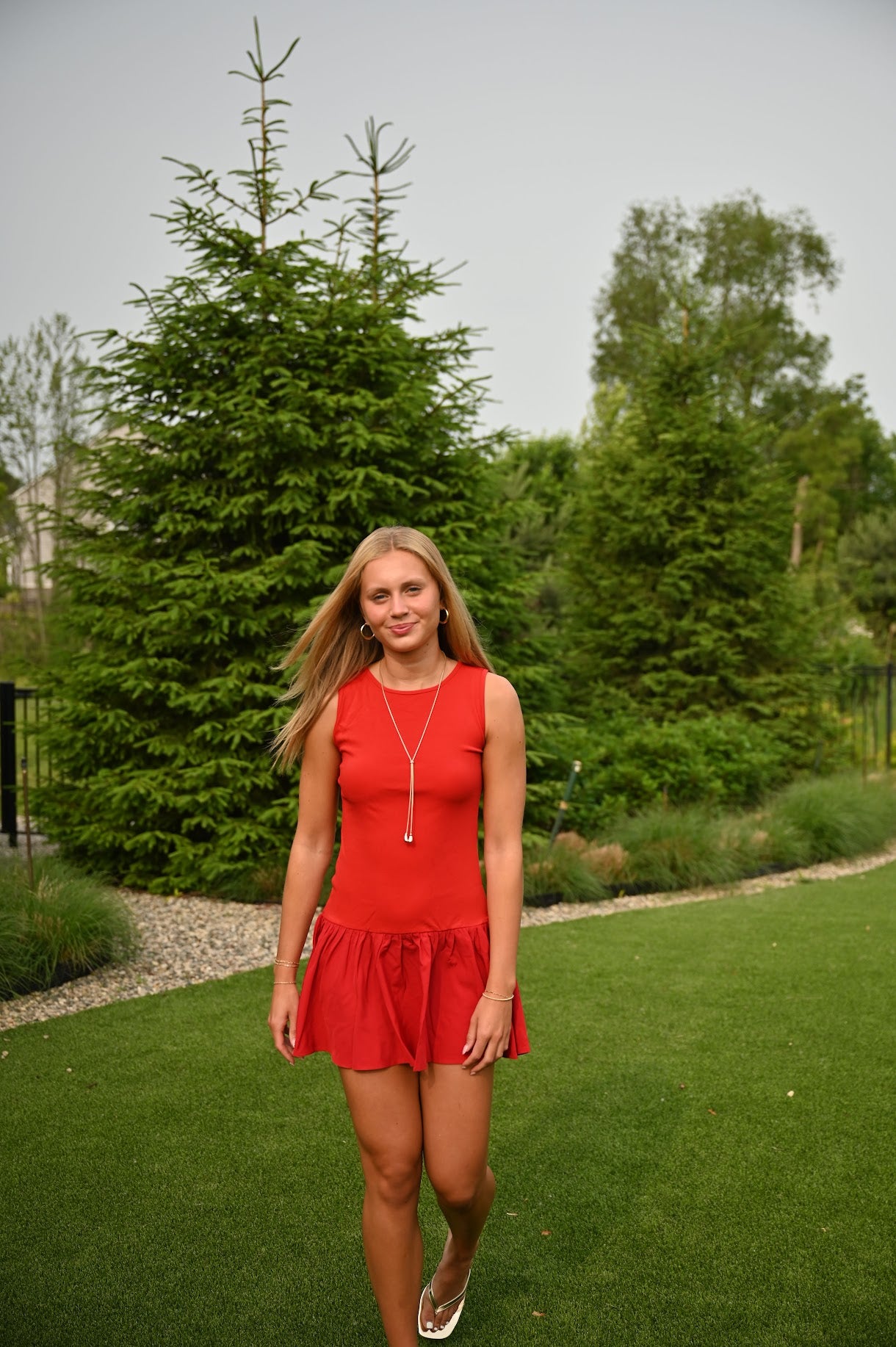 Naples Dress- Red