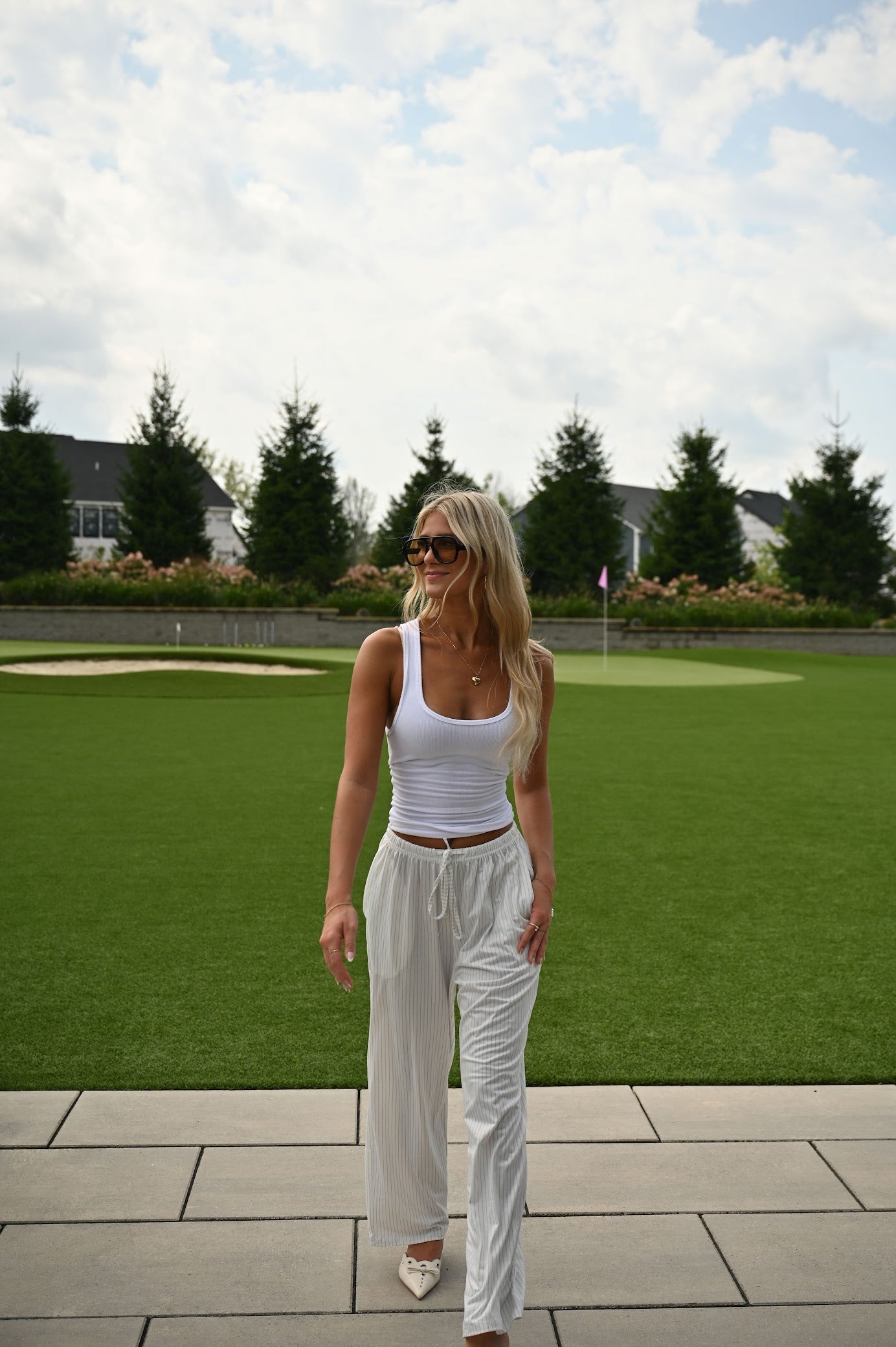 Linen Pants- Stripe