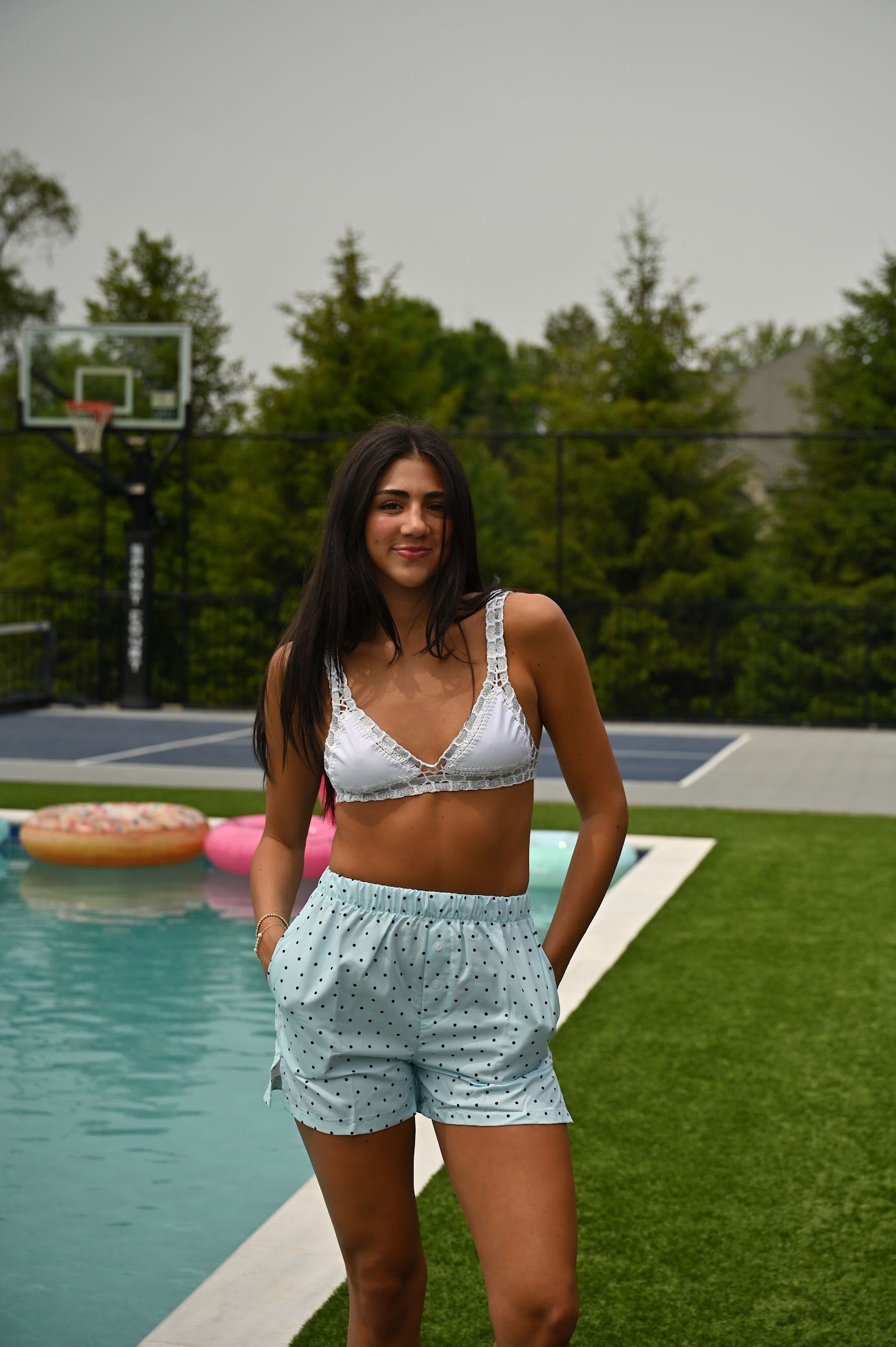 Boyfriend Shorts - Polka Dot