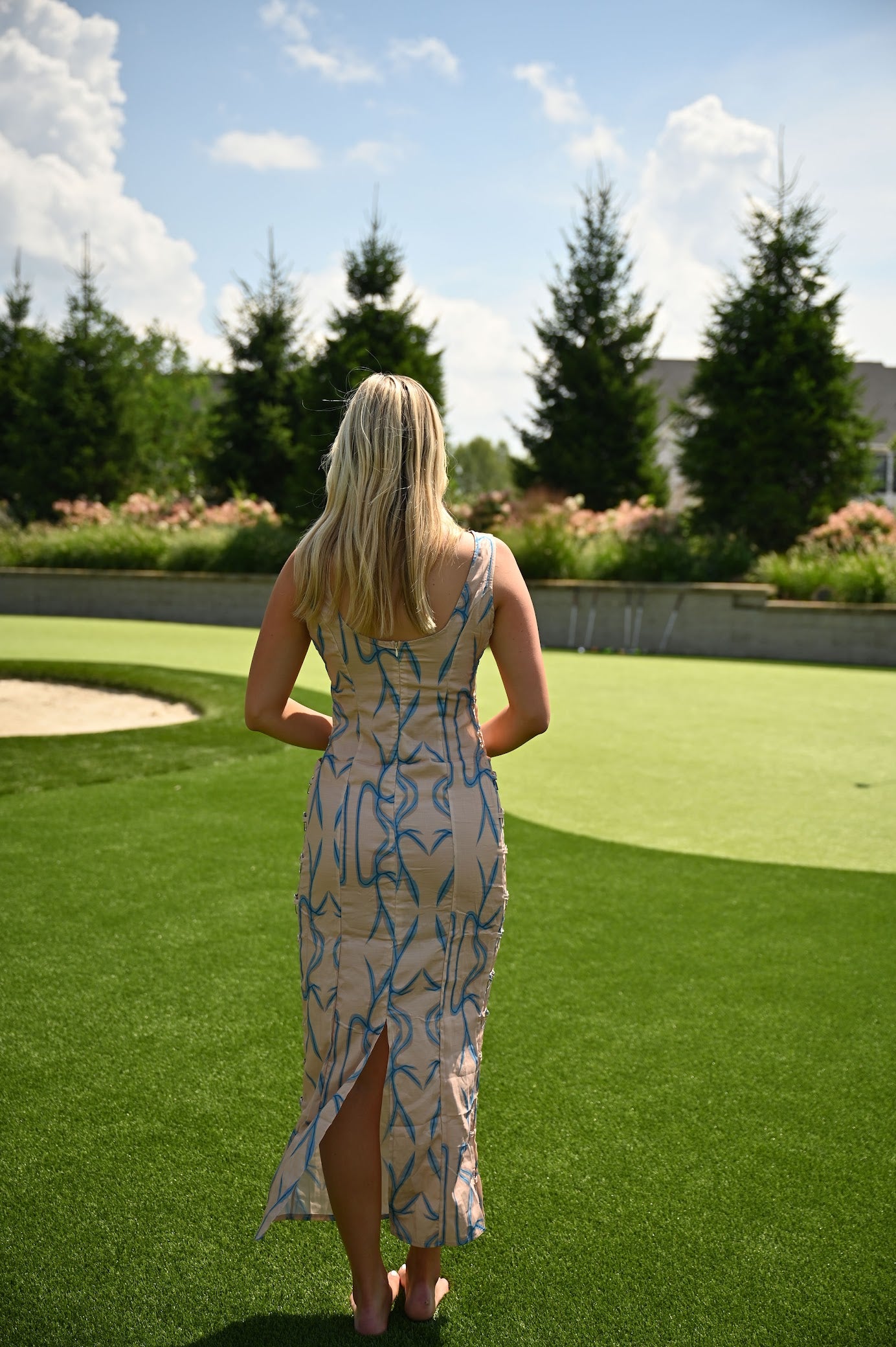 Hoop Dress - Orange