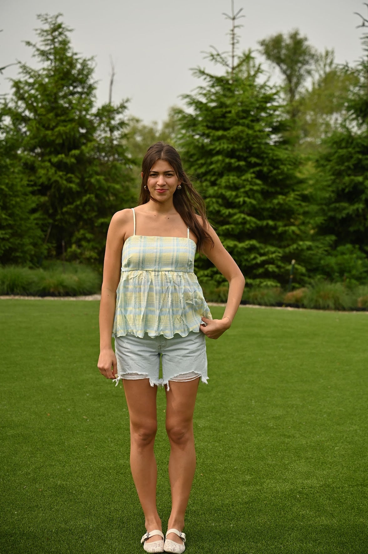 Linear Luxe Top