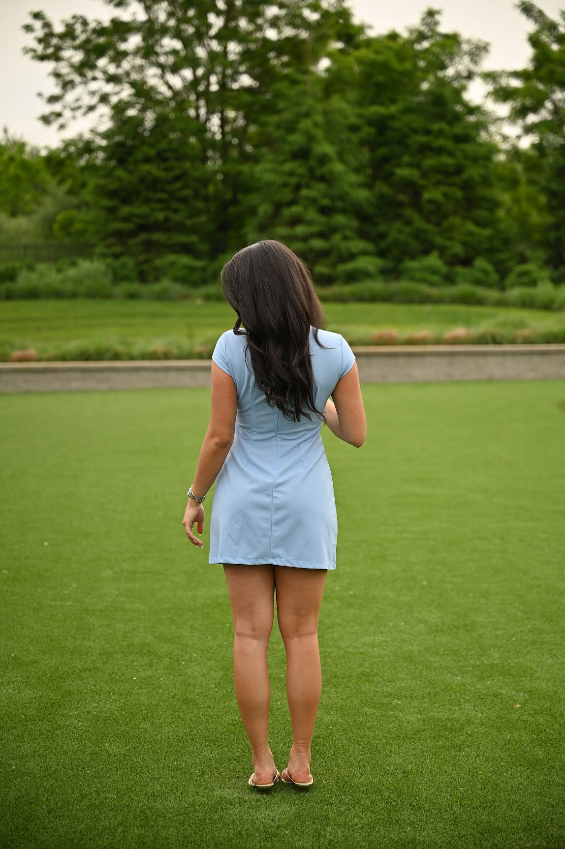 Claire Dress-Blue
