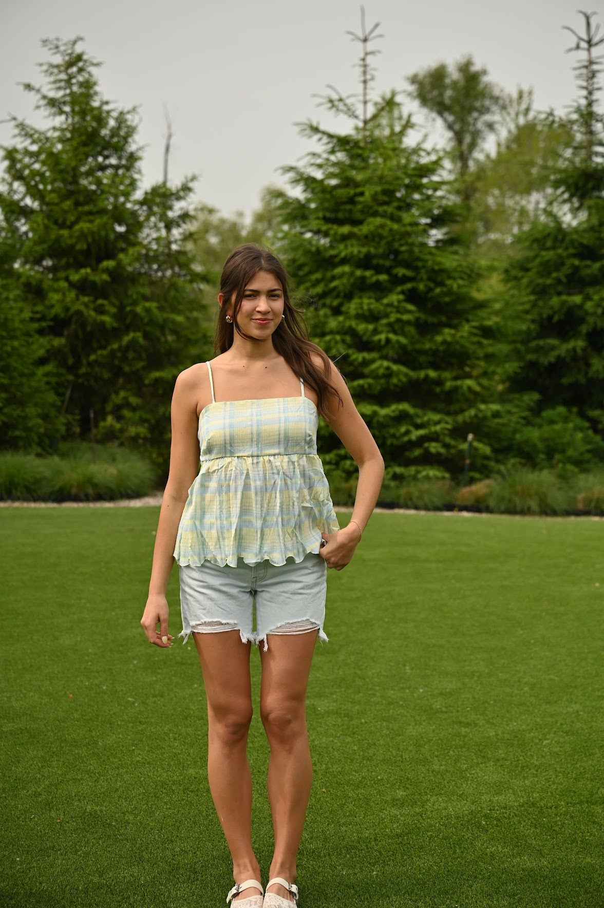 Linear Luxe Top