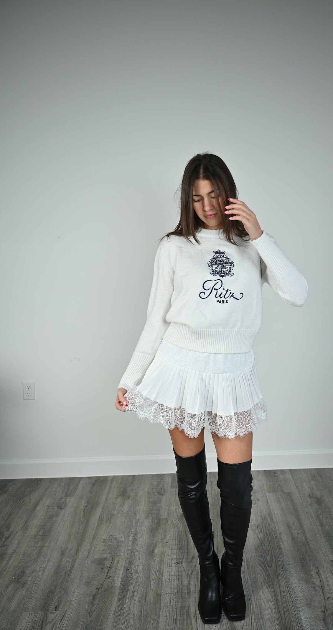 Ritz Skirt- White
