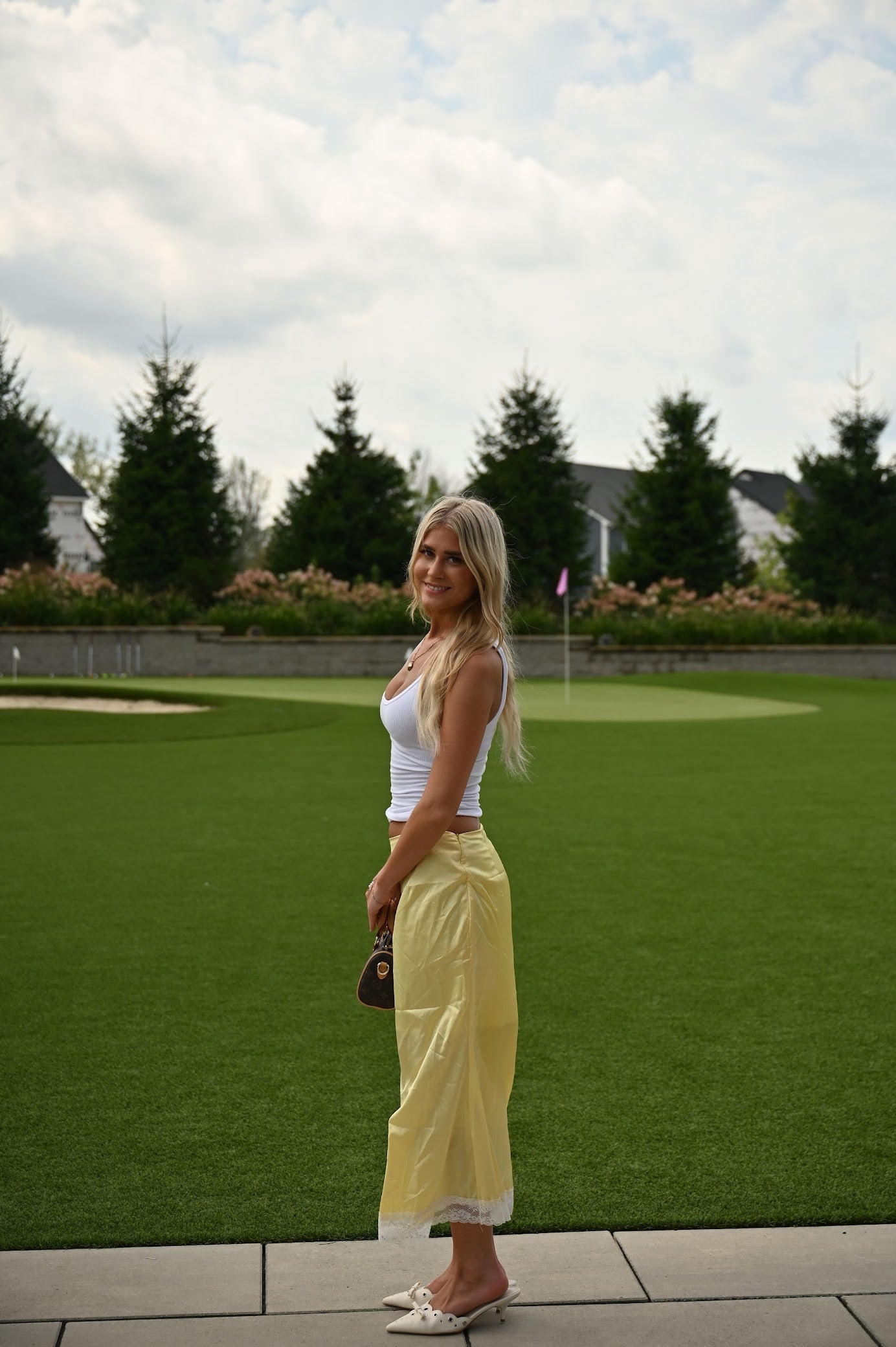 Yellow Maxi Skirt