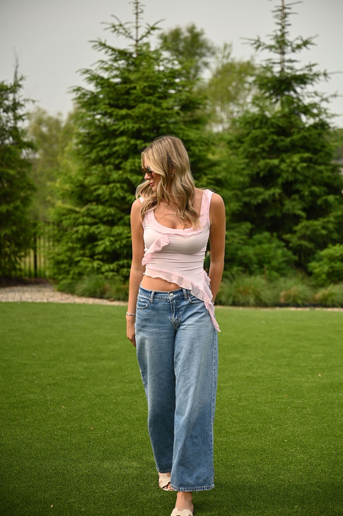 Girly Vibes Top- Pink