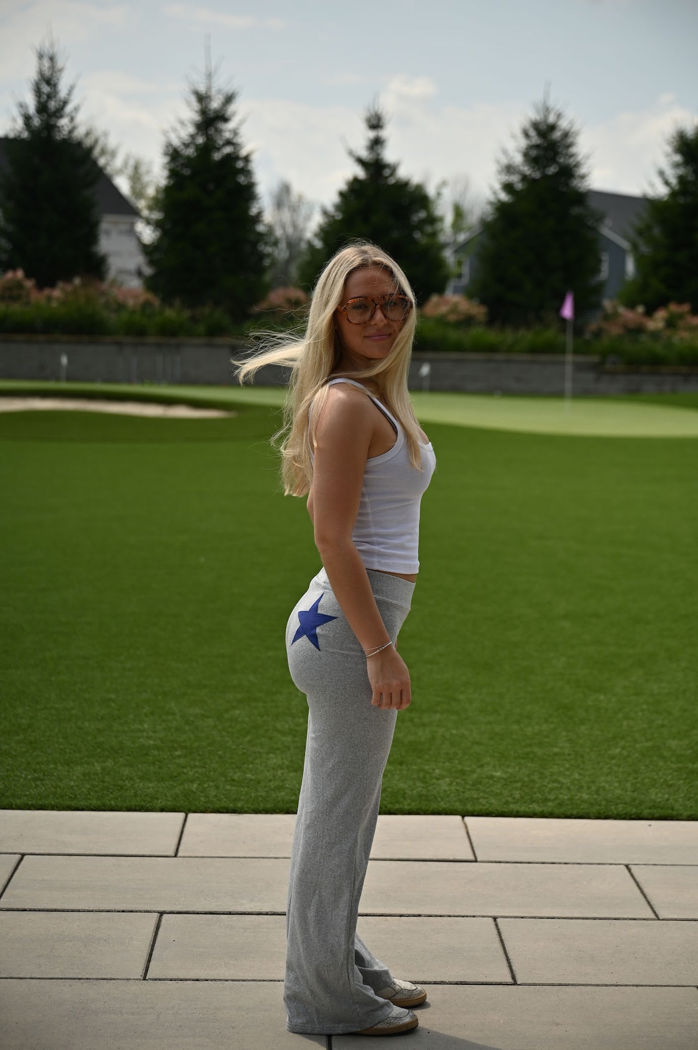 Star Pants- Gray