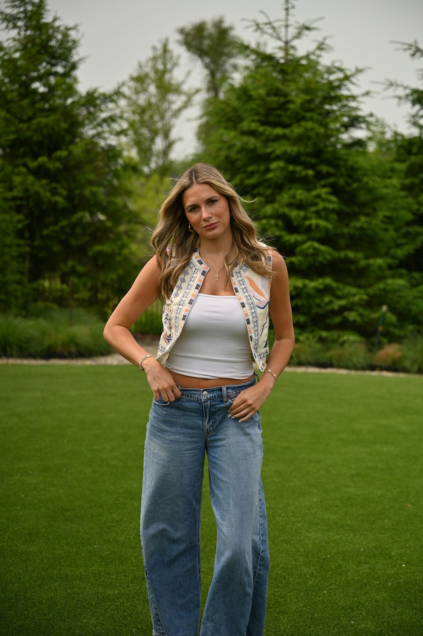 Phyllis Vest Top