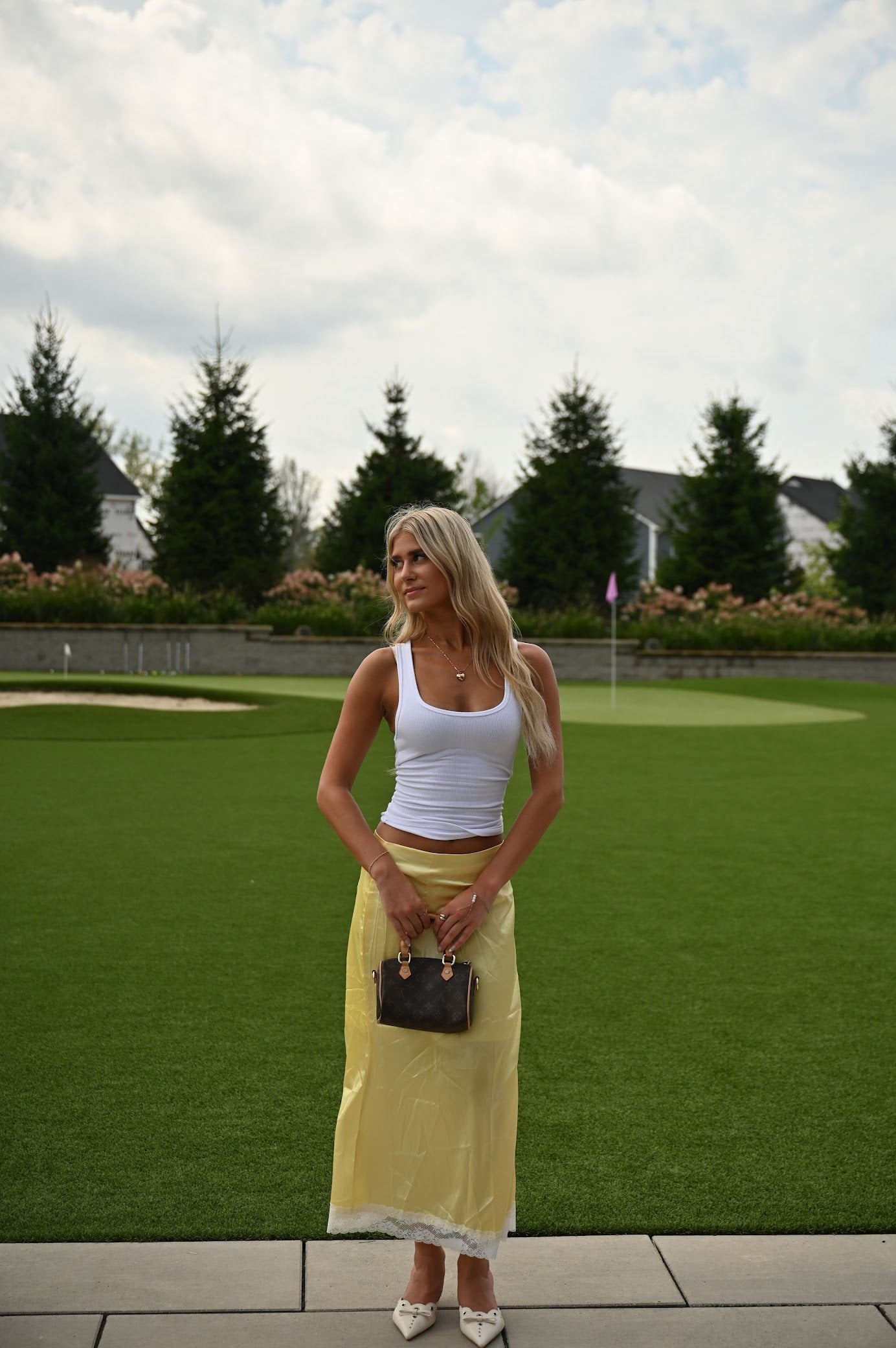 Yellow Maxi Skirt