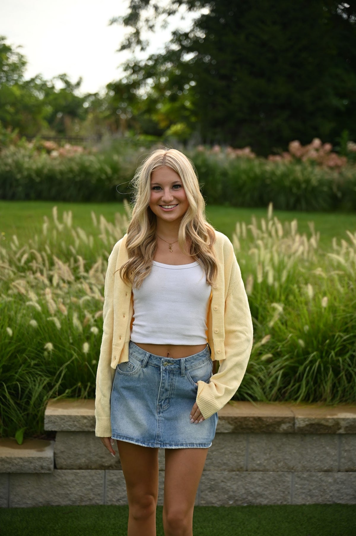Basic Cardigan- Yellow