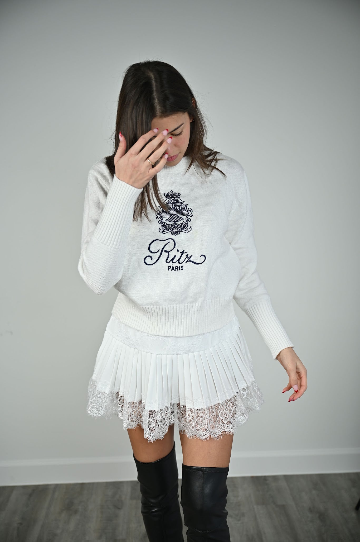 Ritz Skirt- White