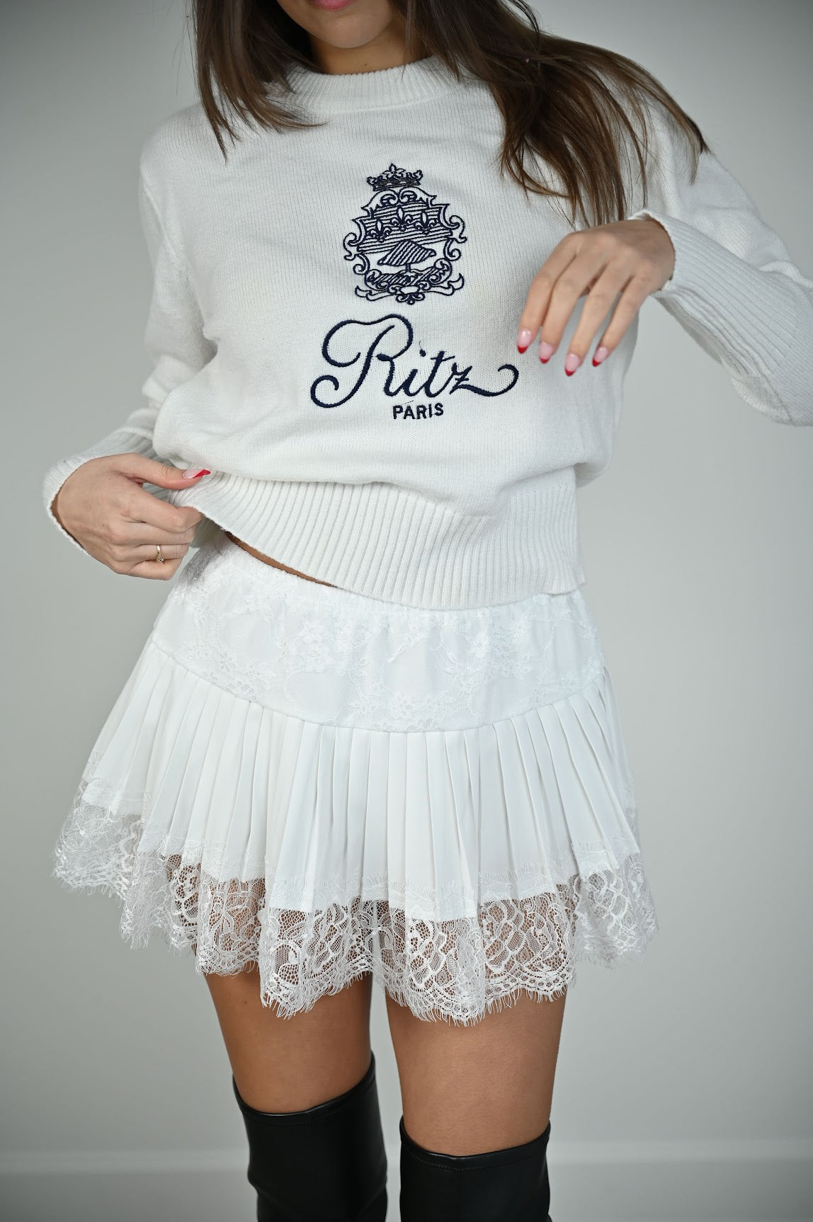 Ritz Skirt- White