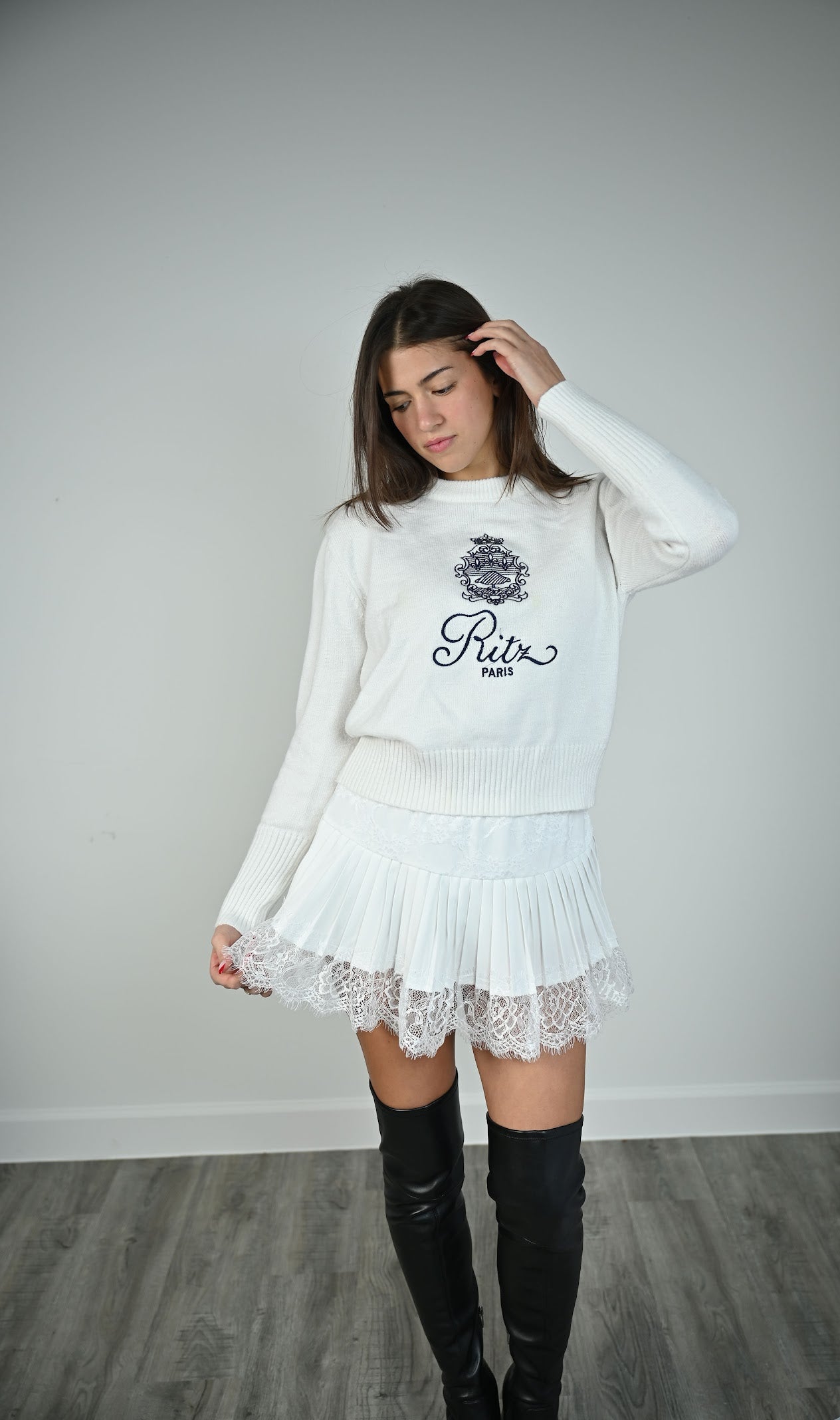 Ritz Skirt- White
