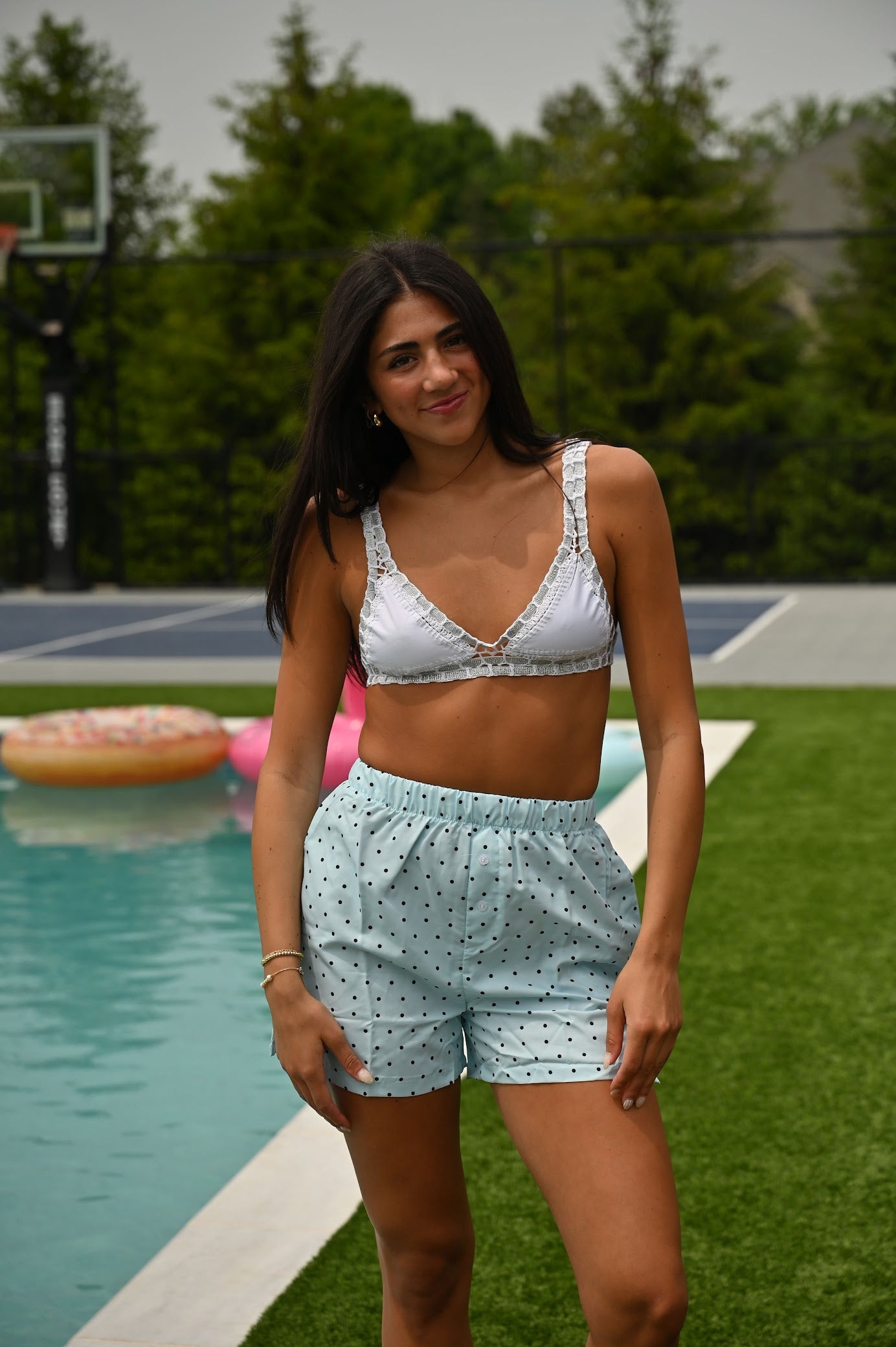 Boyfriend Shorts - Polka Dot