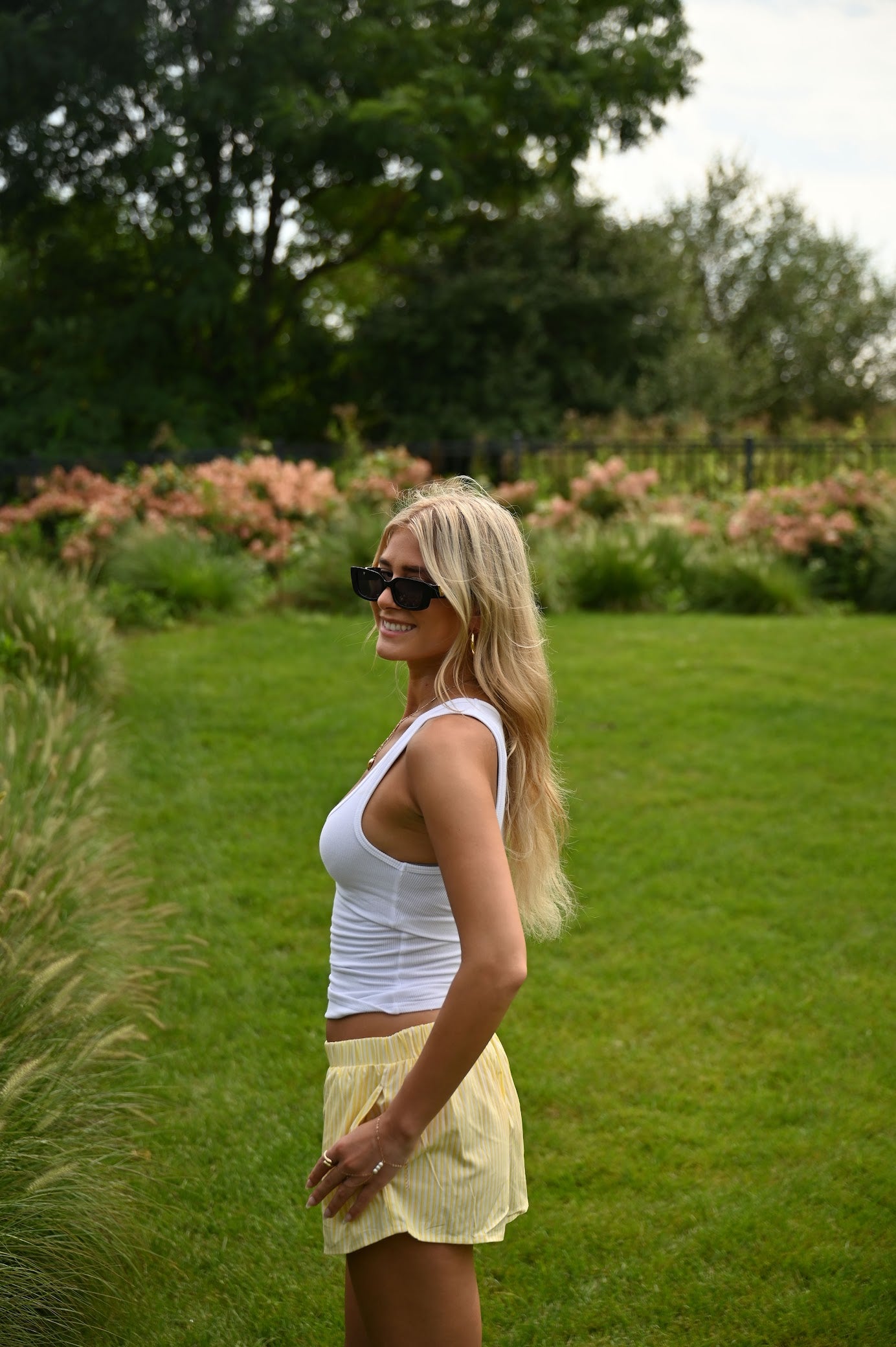 Boyfriend Shorts - Yellow