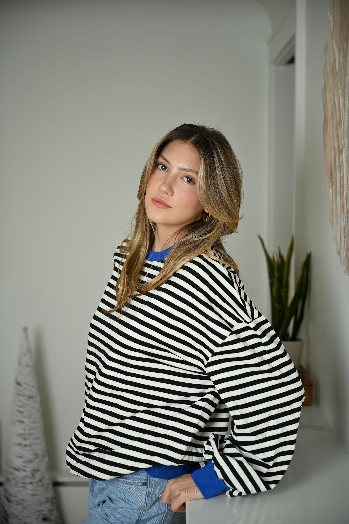 Block Sweatshirt - Blue