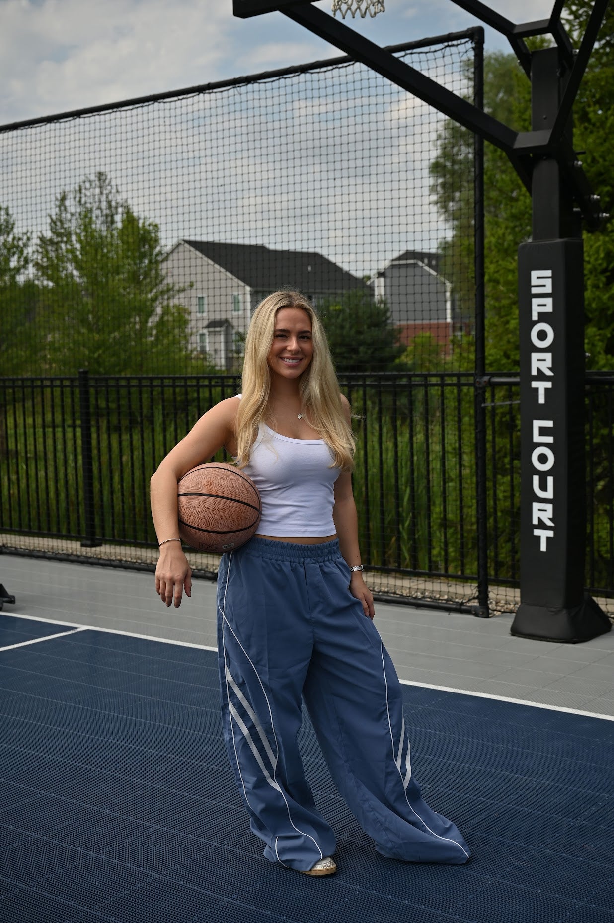 Nylon Track Pants