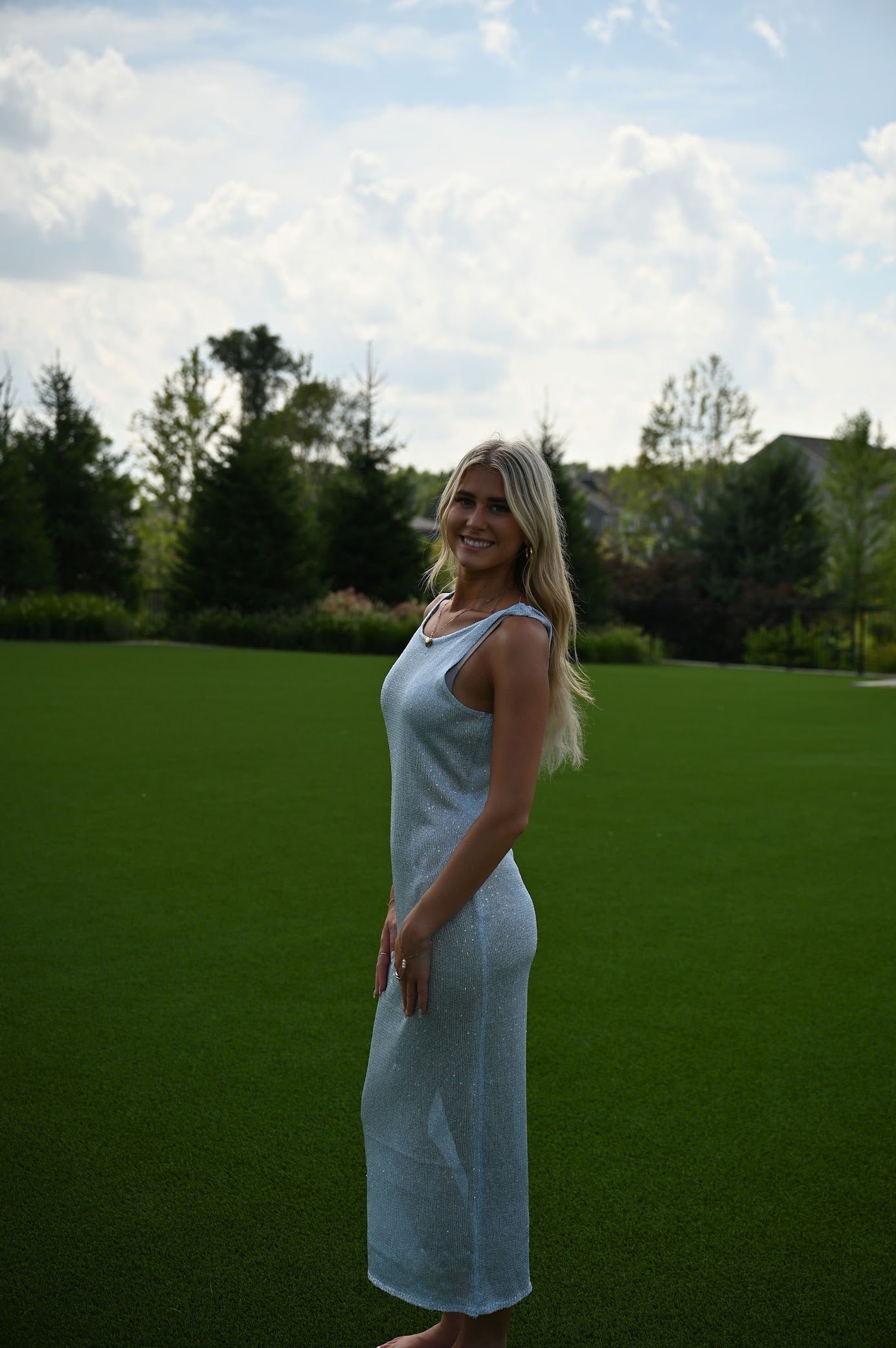 Blue Baddie Dress