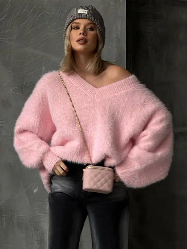 Pink Fur Lover Sweater