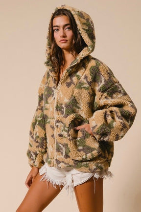 Camo Full Zip Jacket