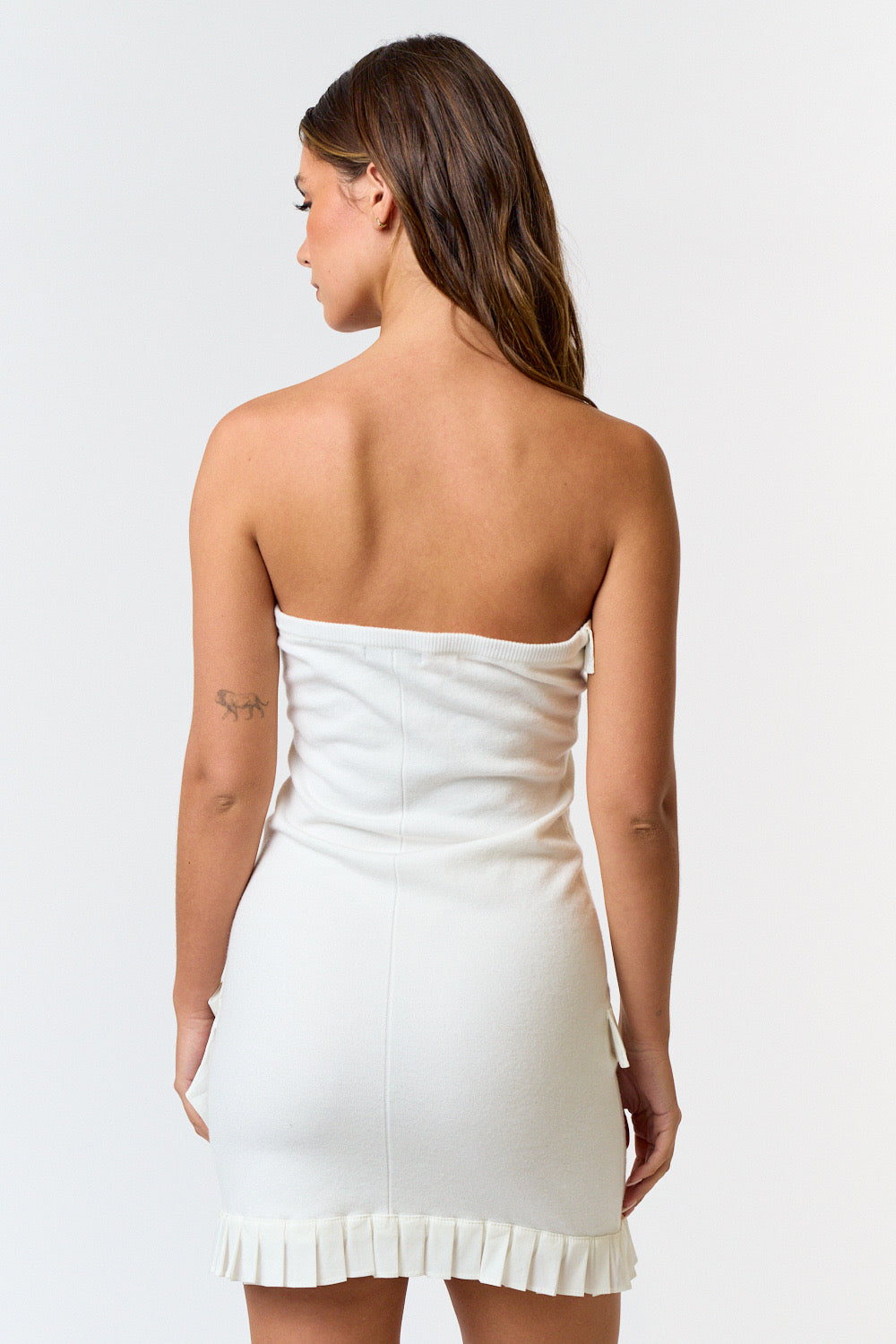 Holiday Tube Dress- White