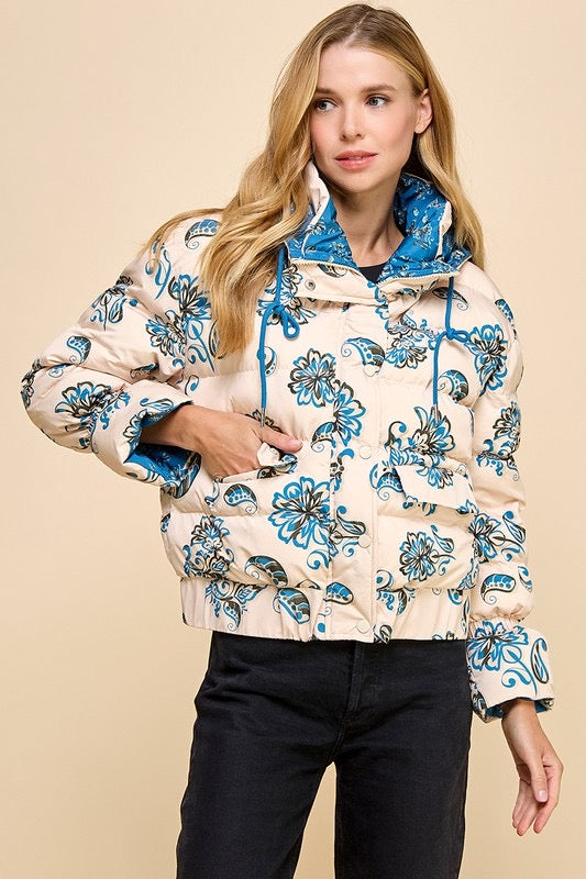 Apres Puffer Jacket- Blue