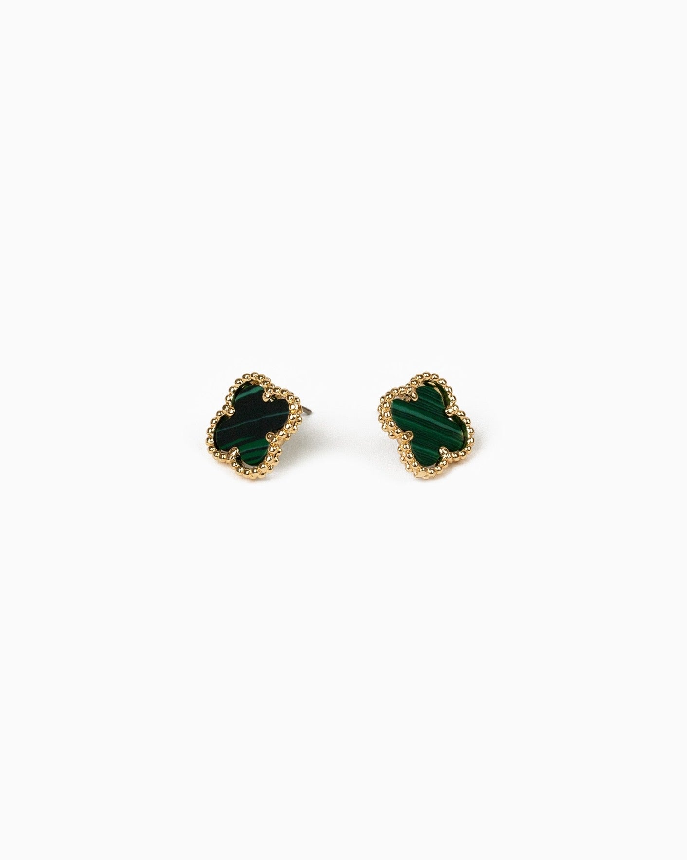 Clove Earrings- Green