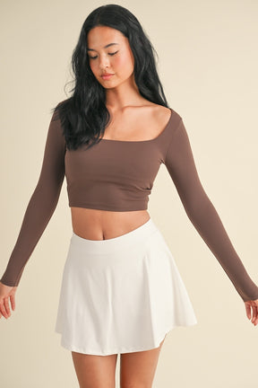 Balletcore Top- Brown