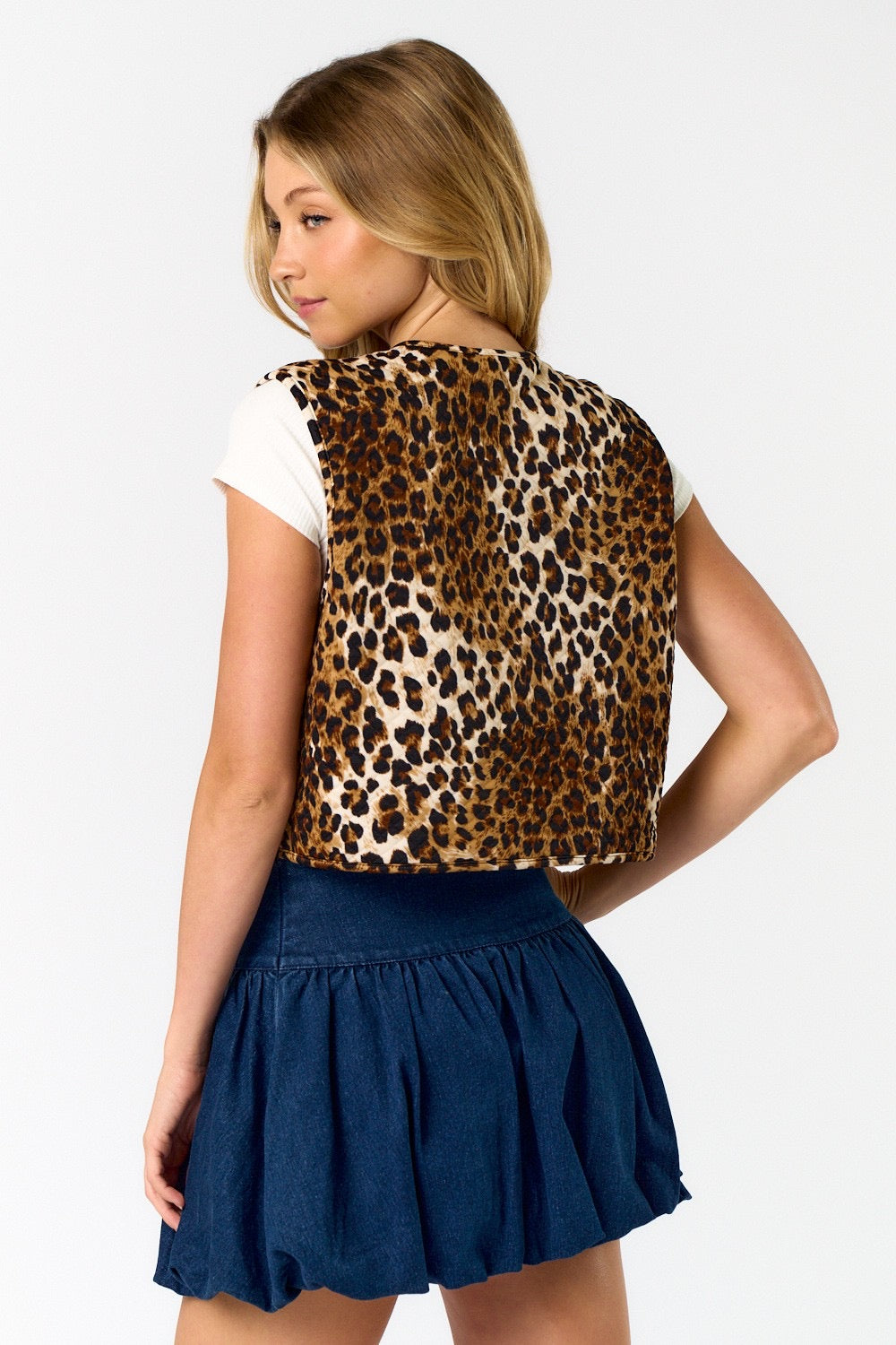 Leopard Vest