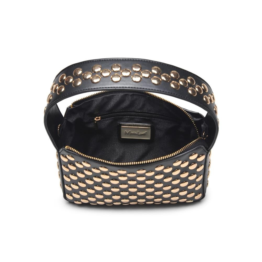 Isabel Studded Crossbody- Black