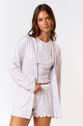 Ditsy Robe- Pink